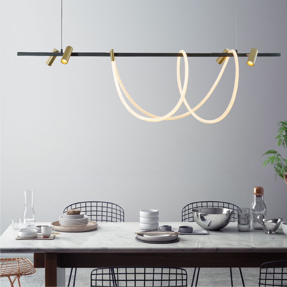 Zuma Line Balbo lampa wisząca czarna 2200277L