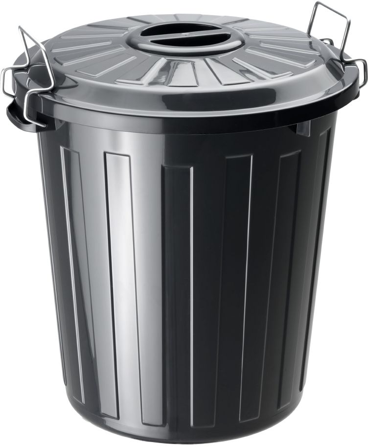 Rotho Basic kosz na śmieci 25 l uniwersalny czarny 1784608851 - Wysyłka w 24h