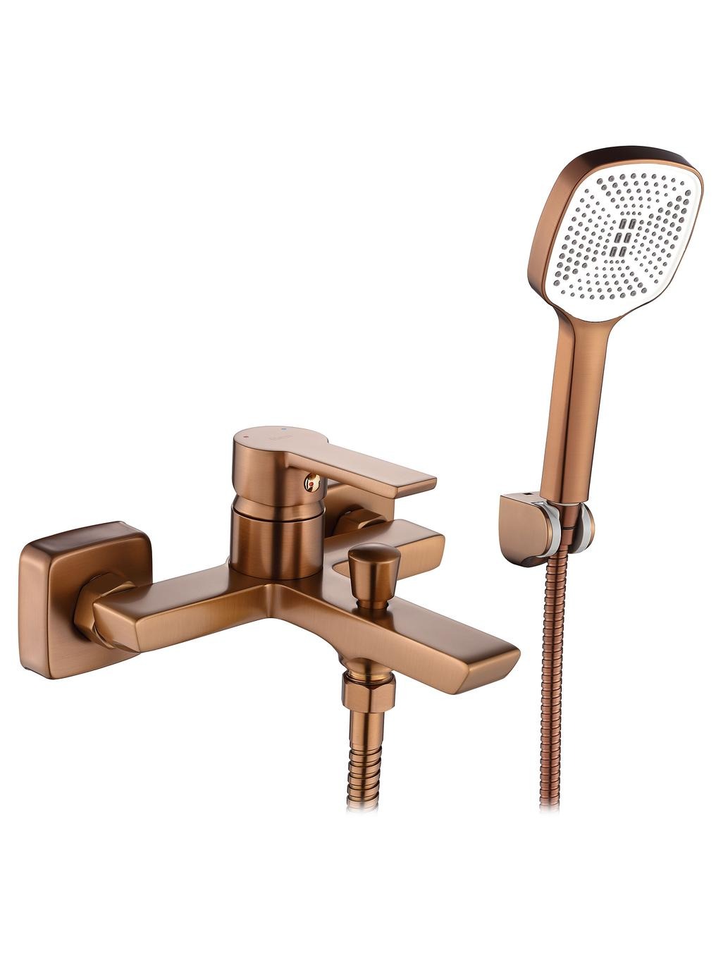 Rea Argus bateria wannowo-prysznicowa ścienna miedź REA-B3007