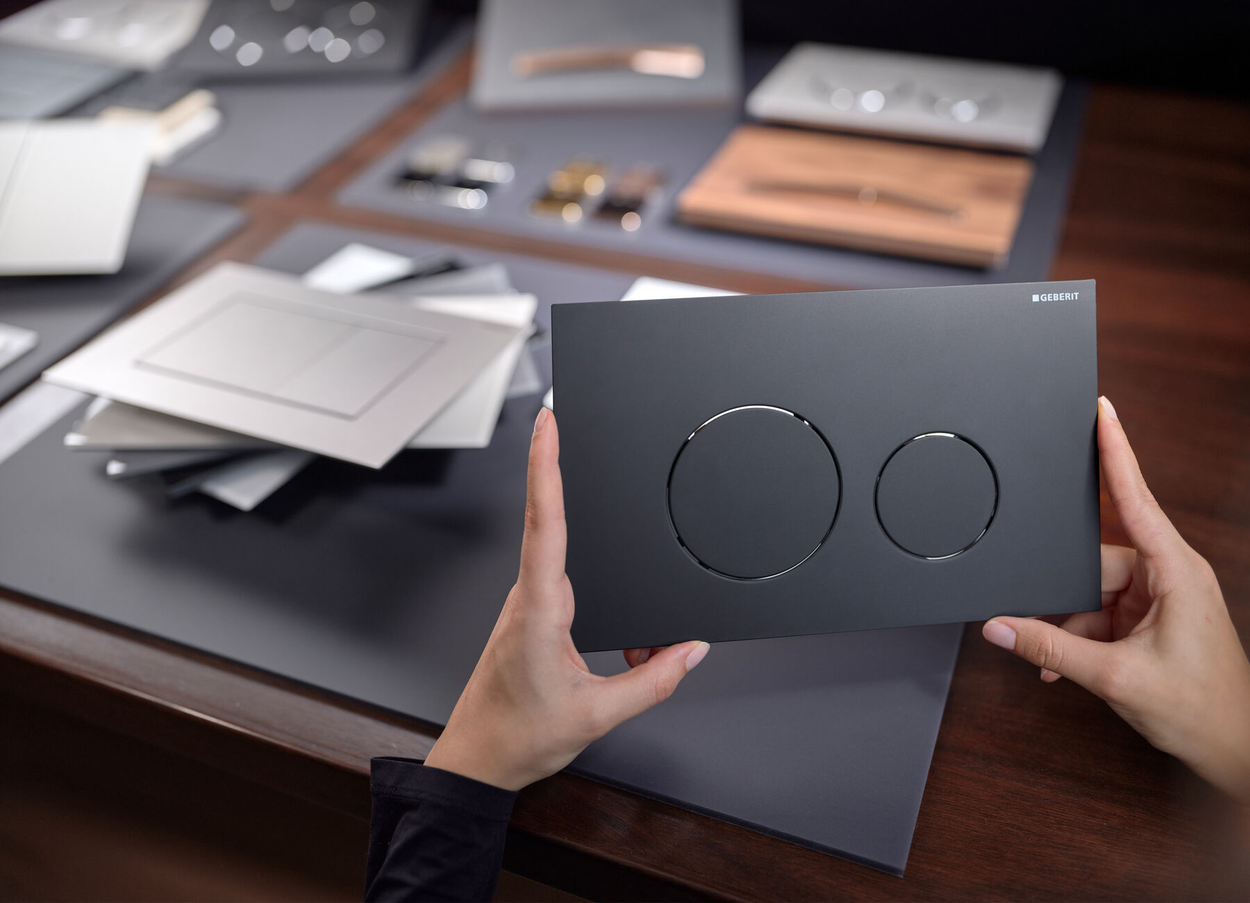 Geberit Sigma40 przycisk spłukujący do WC czarny 115.628.14.1 - Wysyłka w 24h