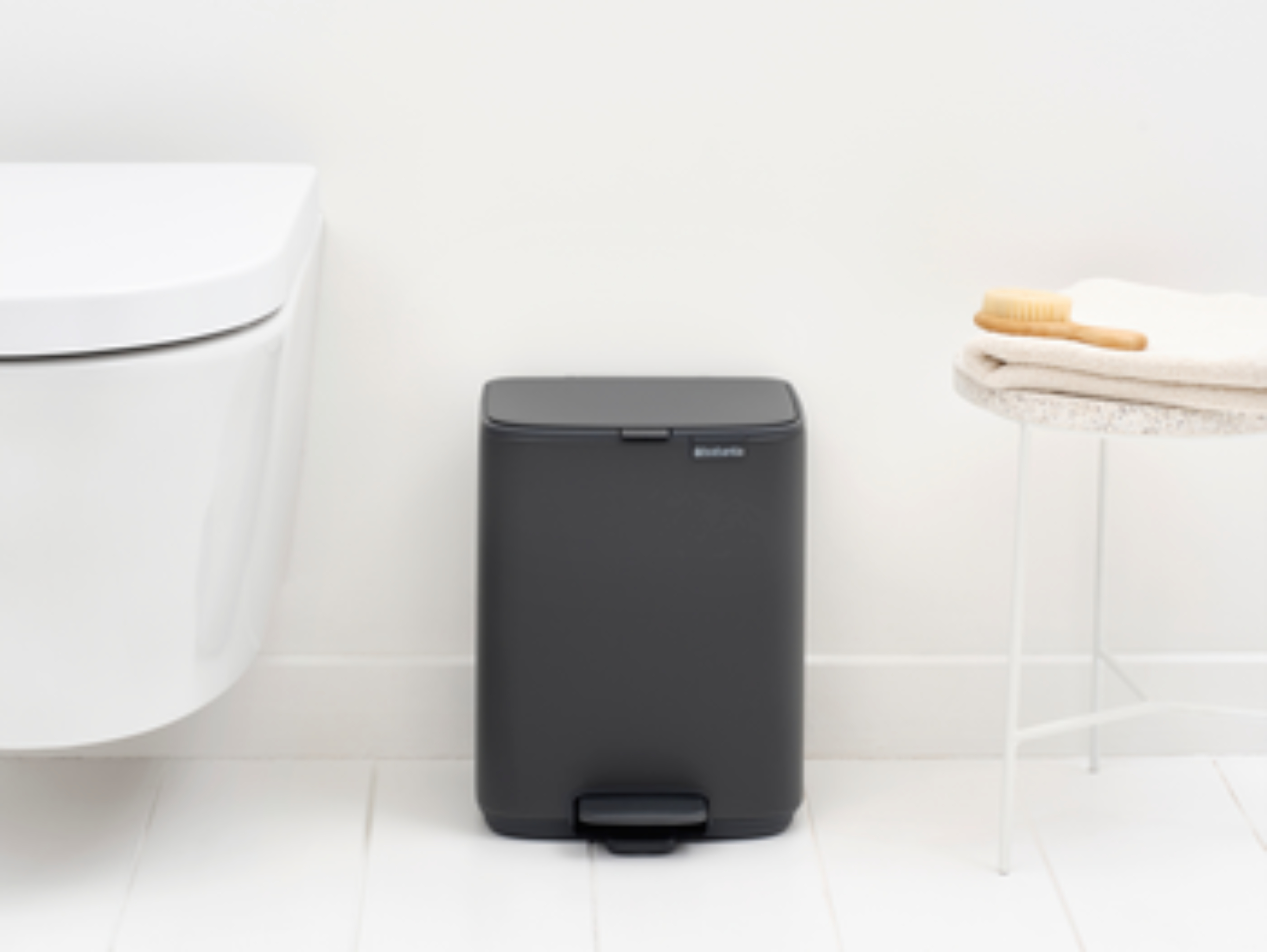 Brabantia Bo kosz na śmieci 7 l szary 237980