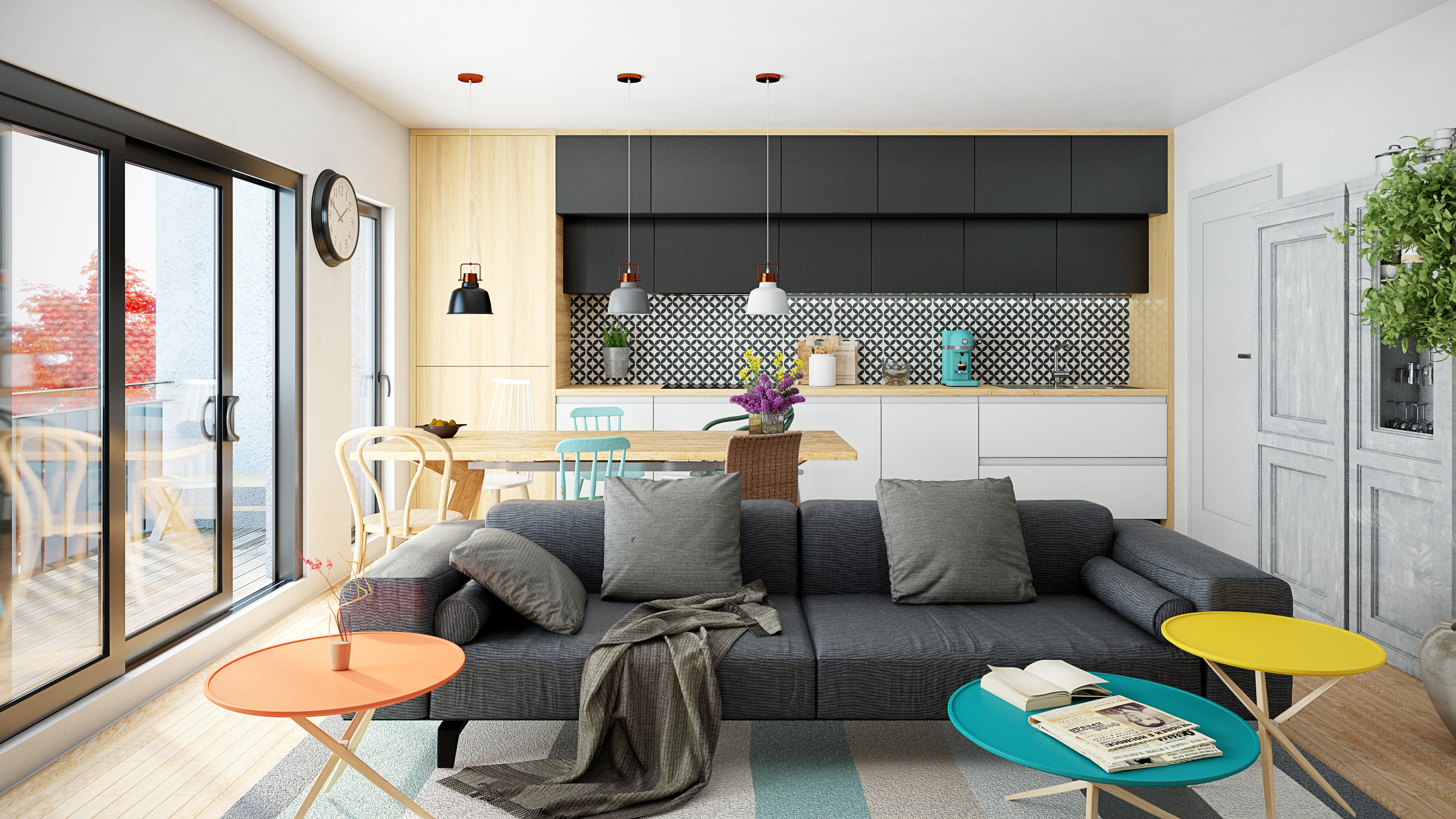 Globalo Exclusive Loteo okap kuchenny 79,6 cm podszafkowy czarny LOTEO_80_4_BLACK