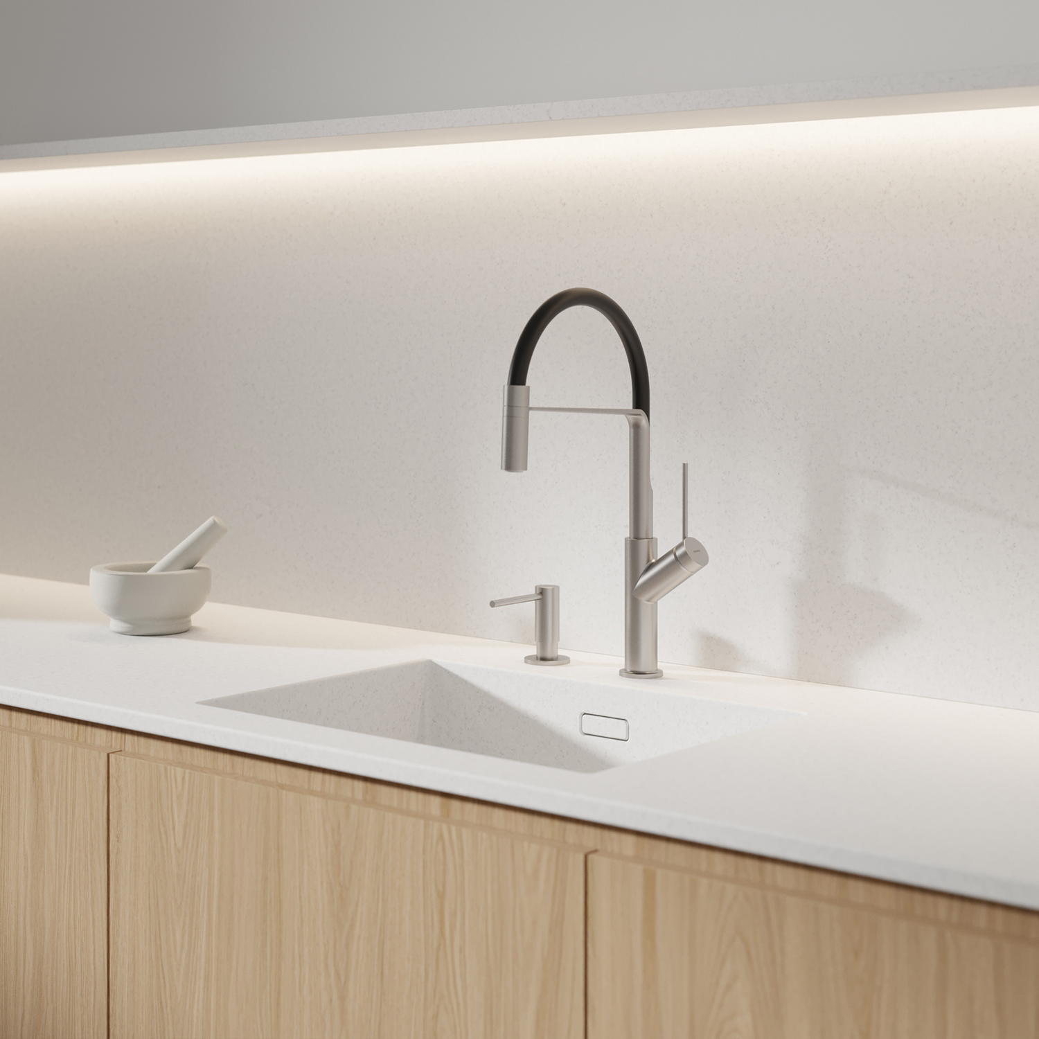 Omnires Modern Project dozownik do mydła 500 ml nikiel MP60723NI - Wysyłka w 24h