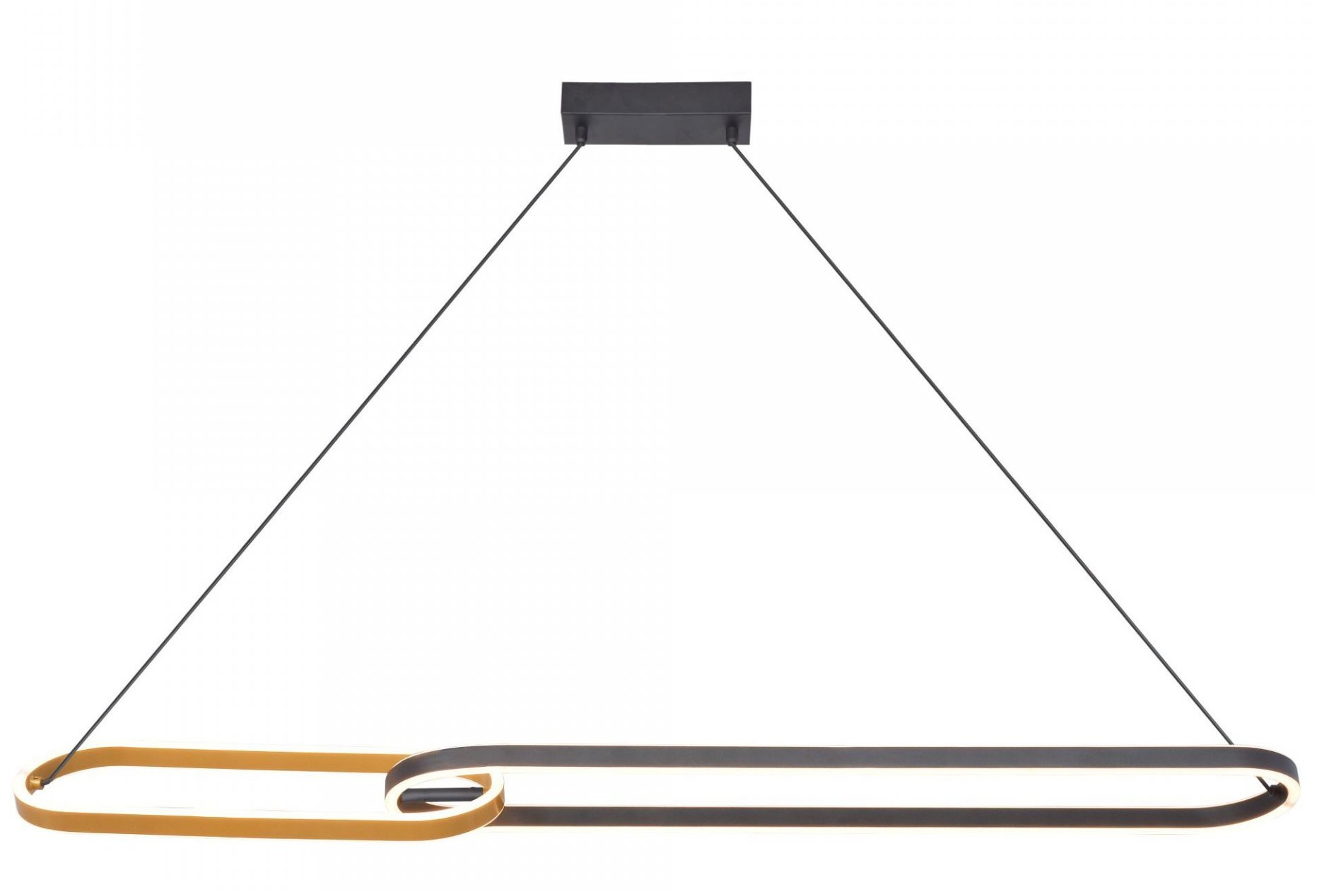 Zuma Line Ravon lampa wisząca 1x40 W czarna/złota P241145502A