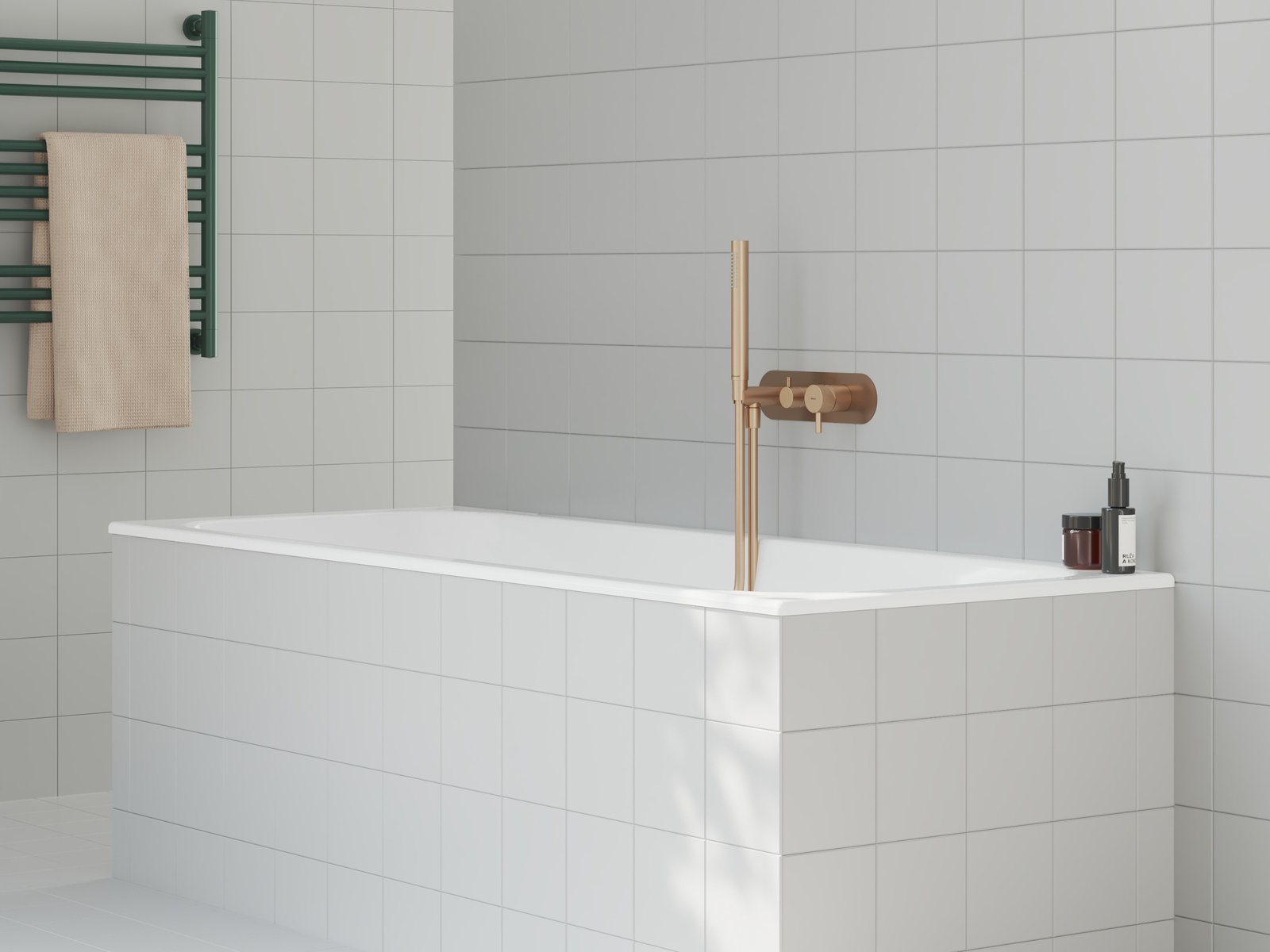 Ravak Espirit bateria wannowo-prysznicowa podtynkowa różowe złoto szczotkowane X070361