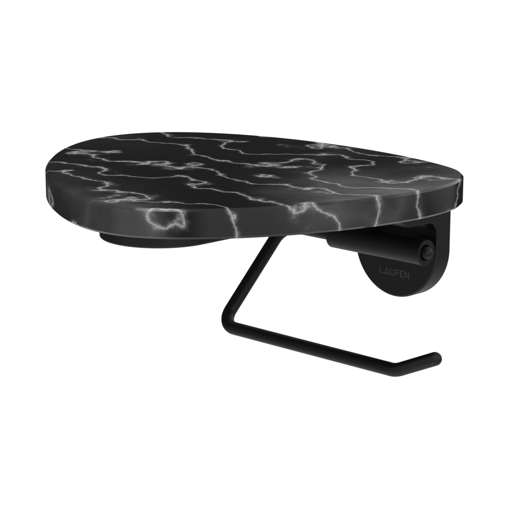 Laufen Ada uchwyt na papier toaletowy czarny/czarny marmur HF506791516060