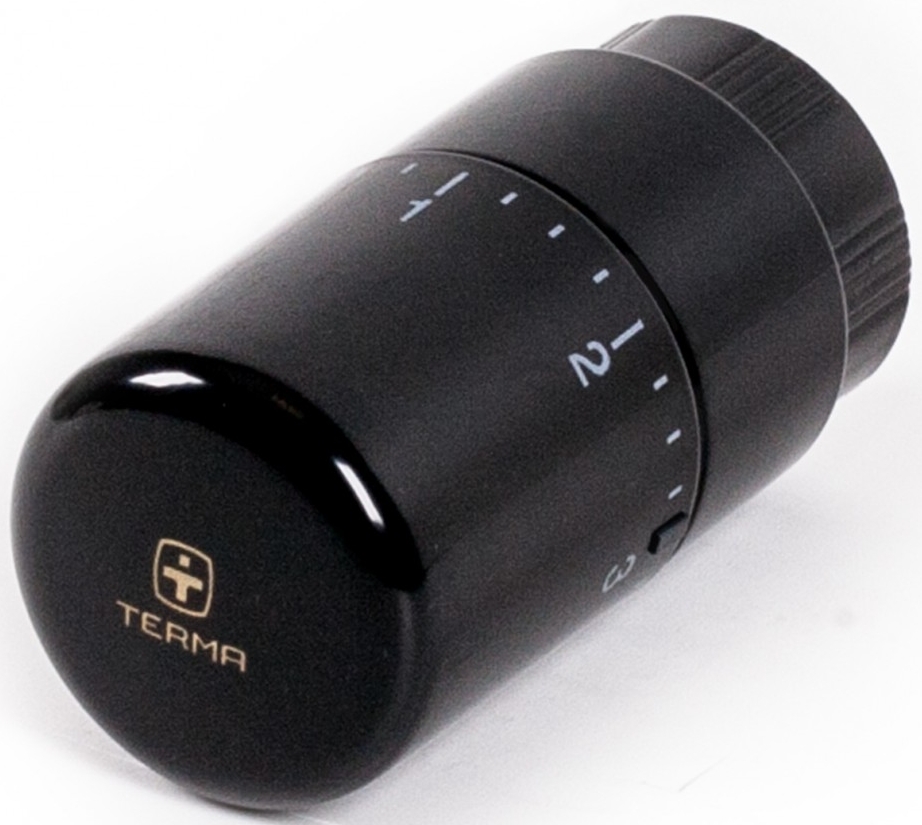 Terma Slim głowica termostatyczna czarny TGGCZ002