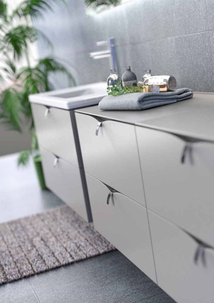 Oristo Siena szafka 60 cm podumywalkowa wisząca biały połysk OR45-SD2S-60-1 - Wysyłka w 24h