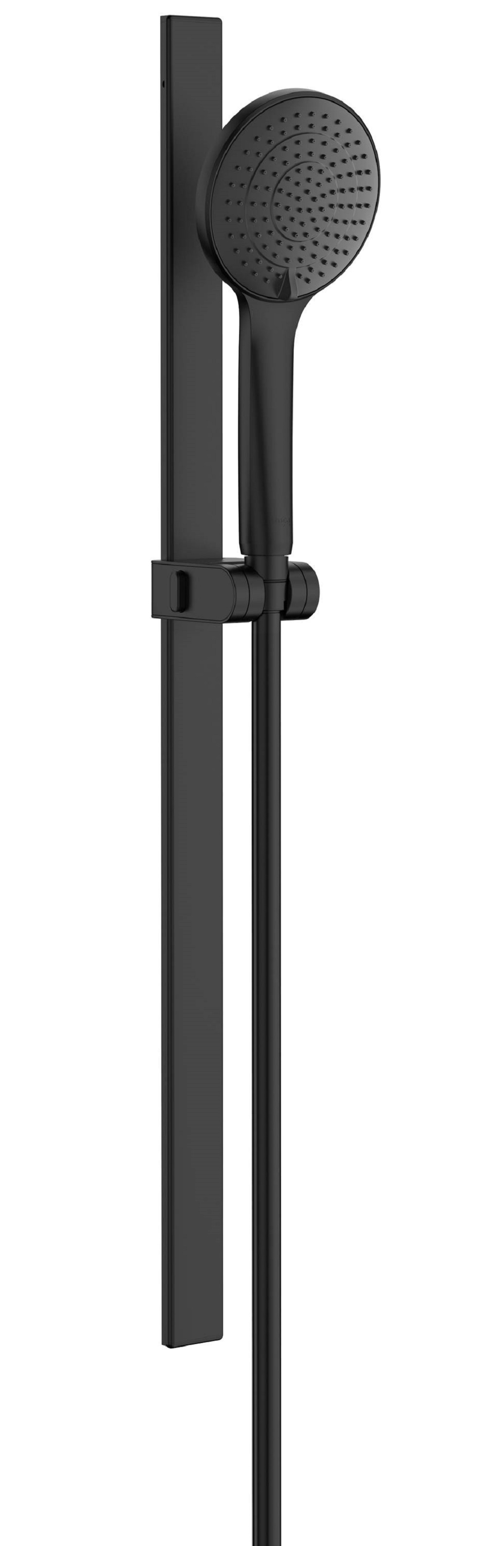 Roca Sensum zestaw prysznicowy ścienny czarny A5BGE09NB0