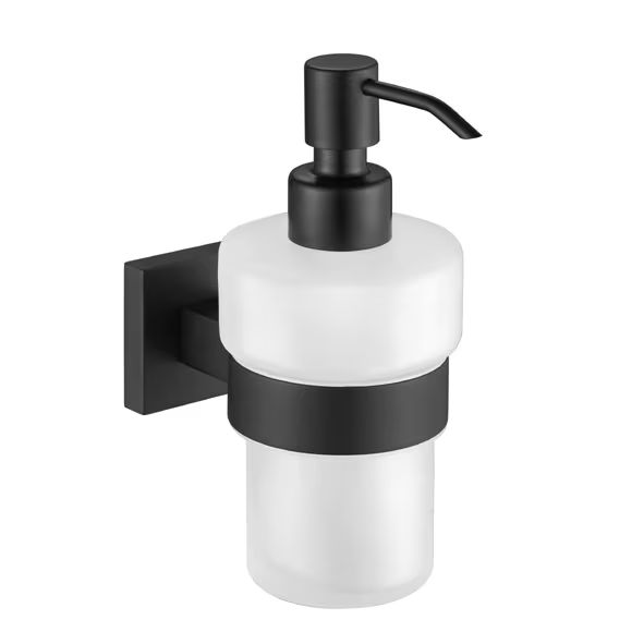 Kronenbach Quara 2.0 Black dozownik do mydła 200 ml czarny mat 29.210.065.1904 - Wysyłka w 24h