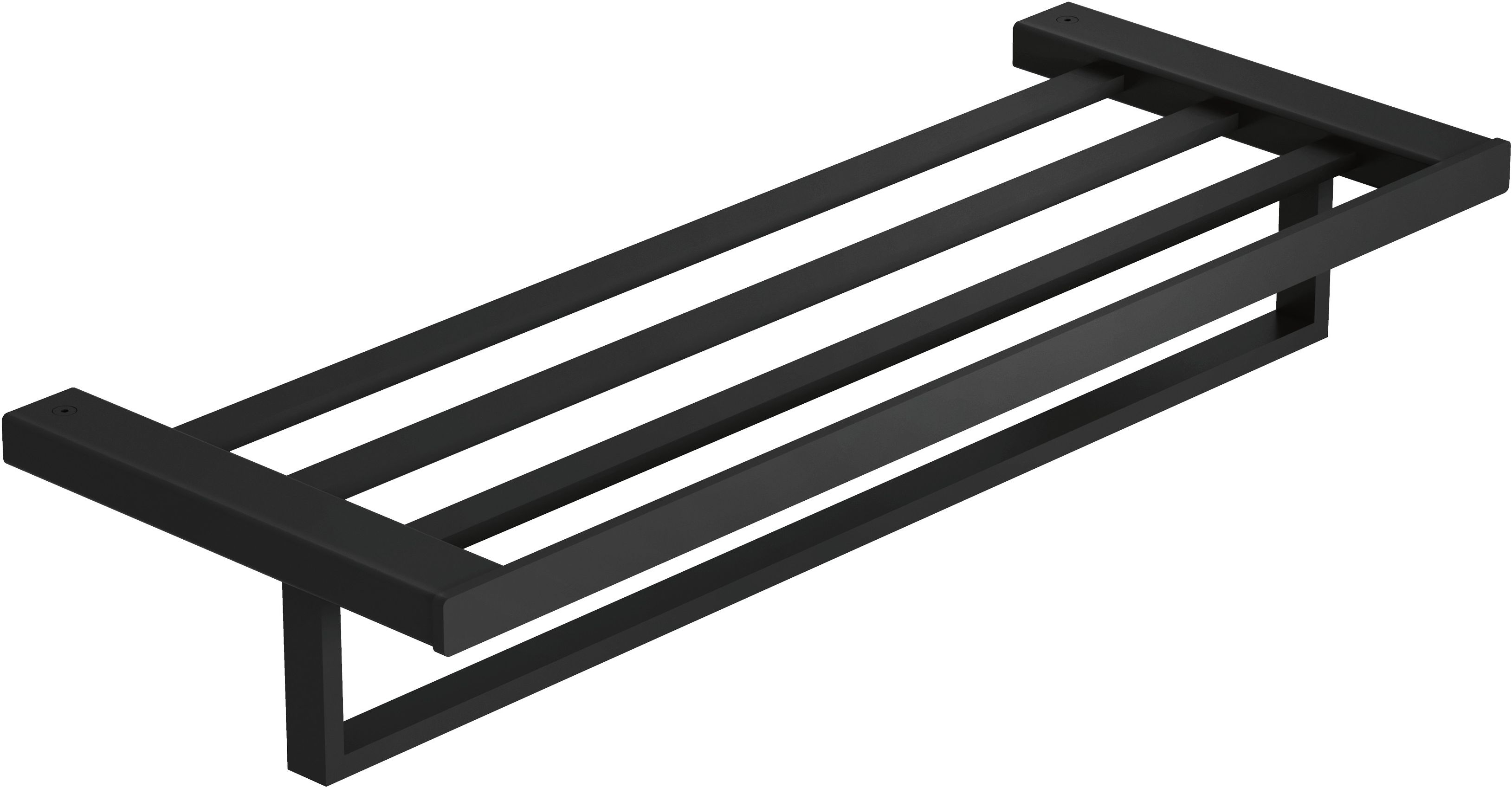 Kludi Vela C wieszak na ręcznik 60 cm z półką czarny mat 3198939