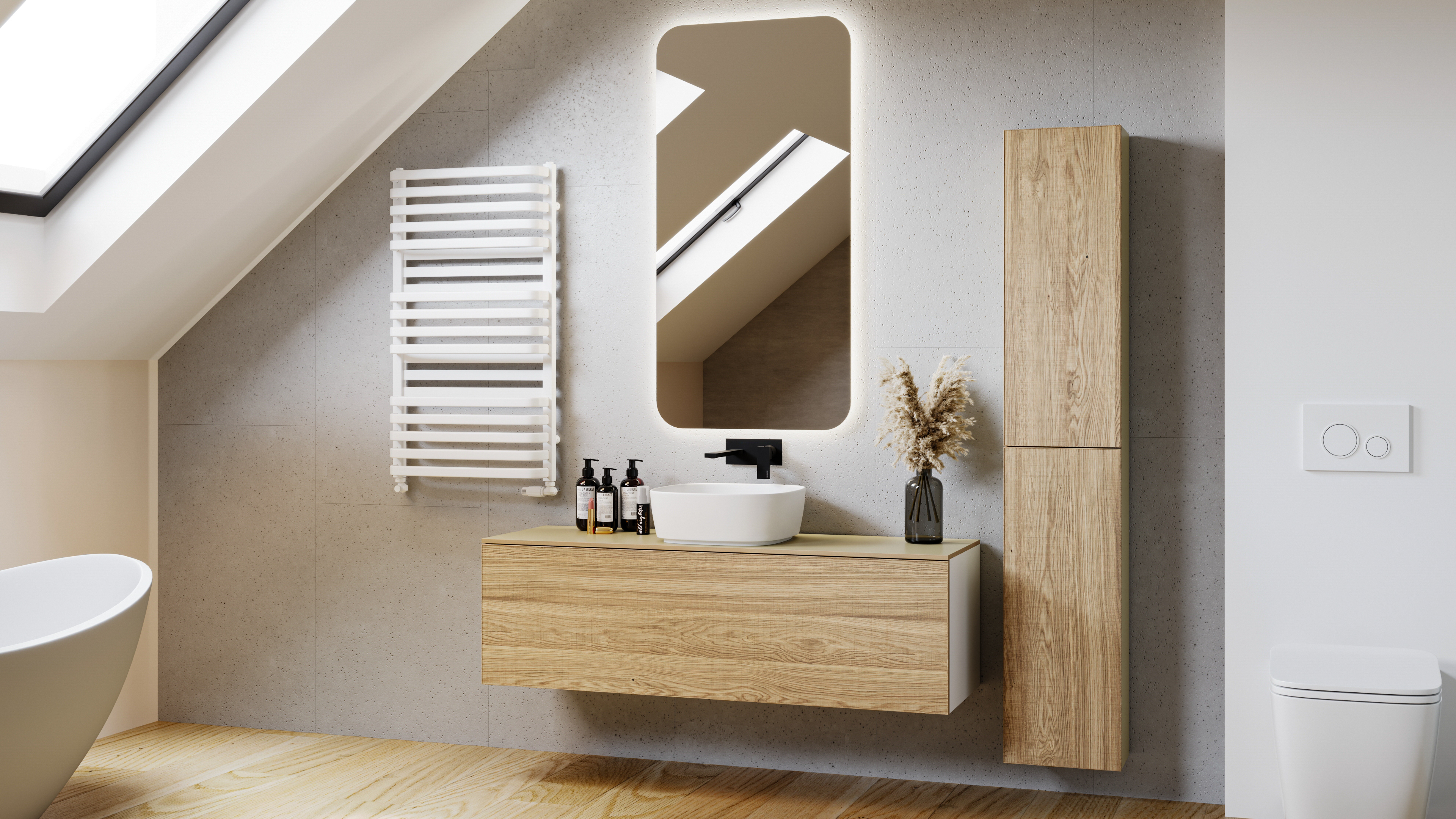 Luxrad Plus New grzejnik łazienkowy dekoracyjny 72,6x43 cm biały PLUN7264309003