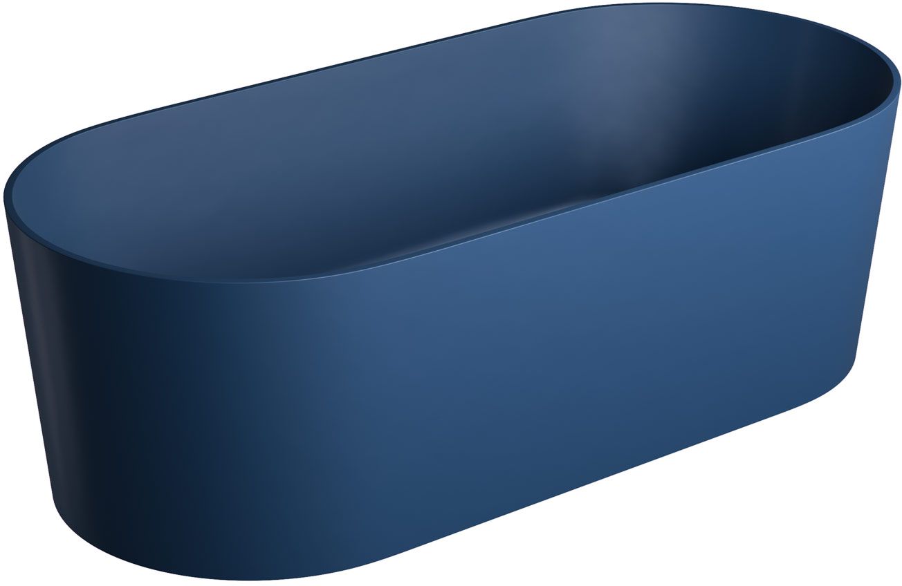 Omnires Ovo M+ wanna wolnostojąca 160x75 cm owalna midnight blue OVOWWMB