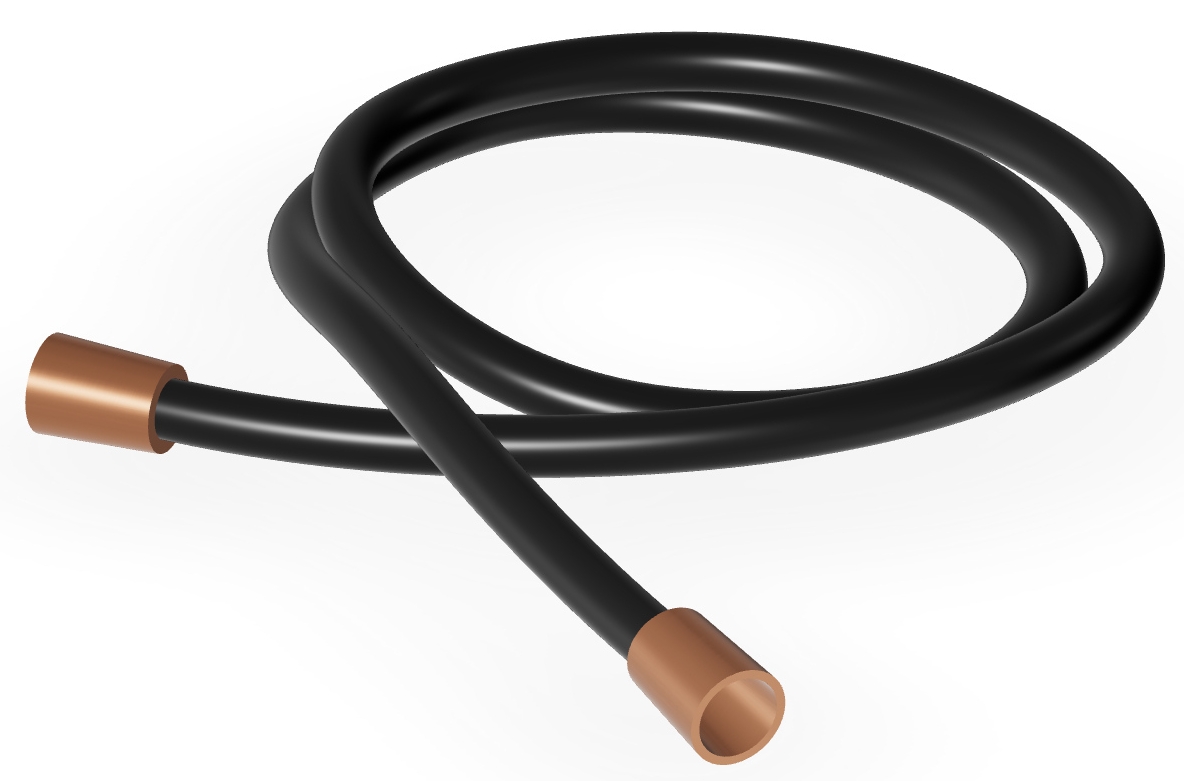 Zucchetti Helm wąż prysznicowy 150 cm miedź Z94120.XP91