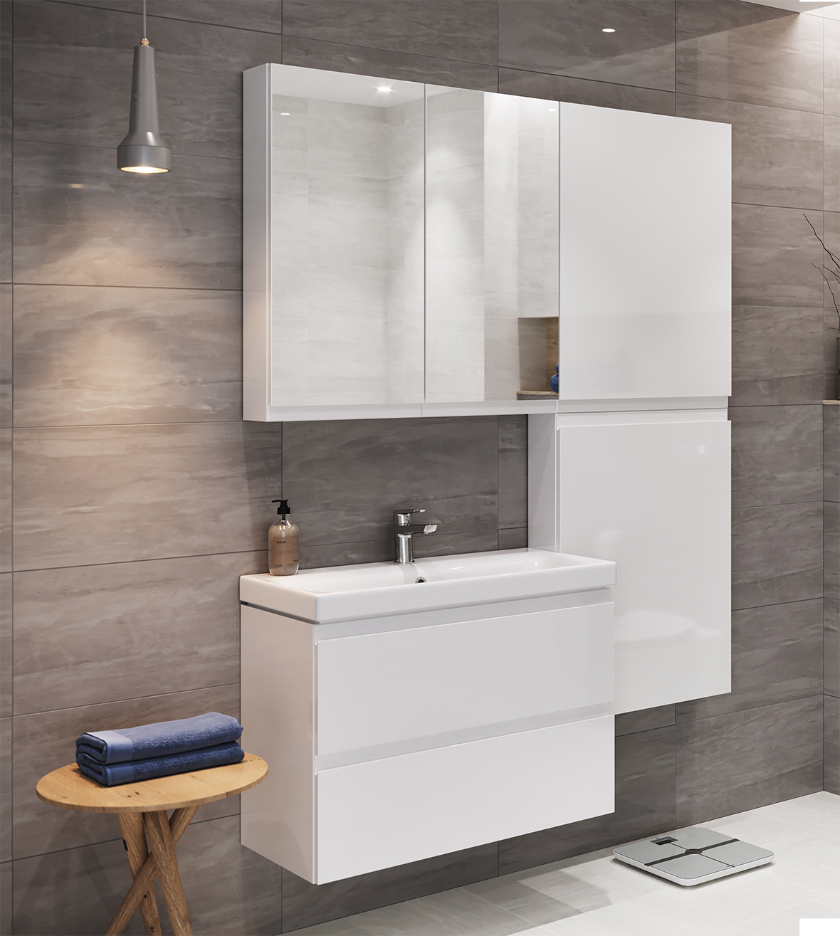 Cersanit Moduo umywalka 60x38 cm meblowa Slim EcoBox biała K116-010-ECO