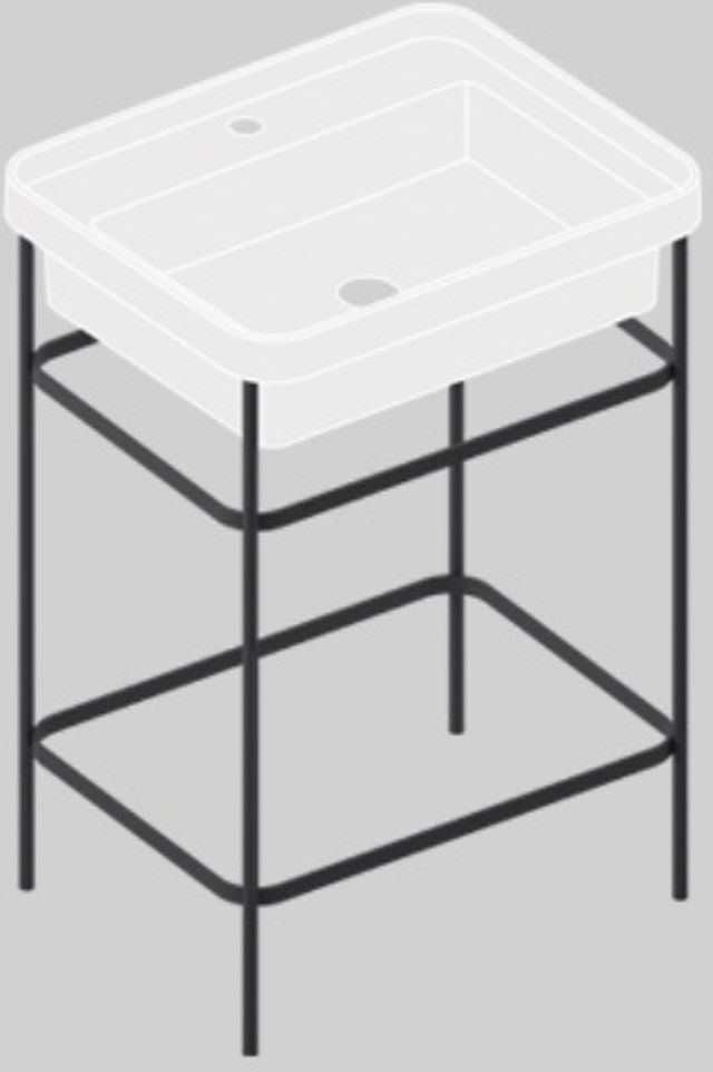 Art Ceram Fuori Scala stelaż stojący do umywalki biały mat ACA05605