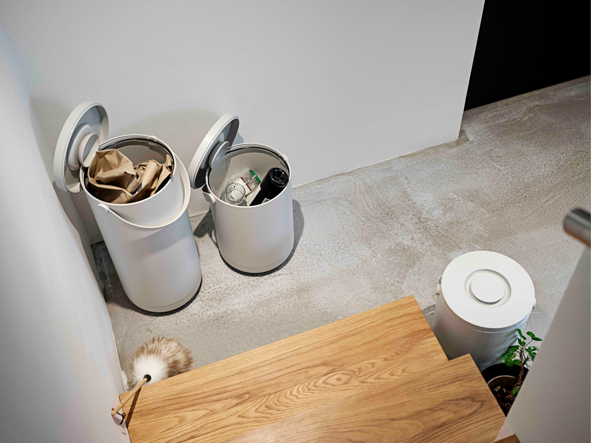 Zone Denmark Circular kosz na śmieci 15 l szary 26514