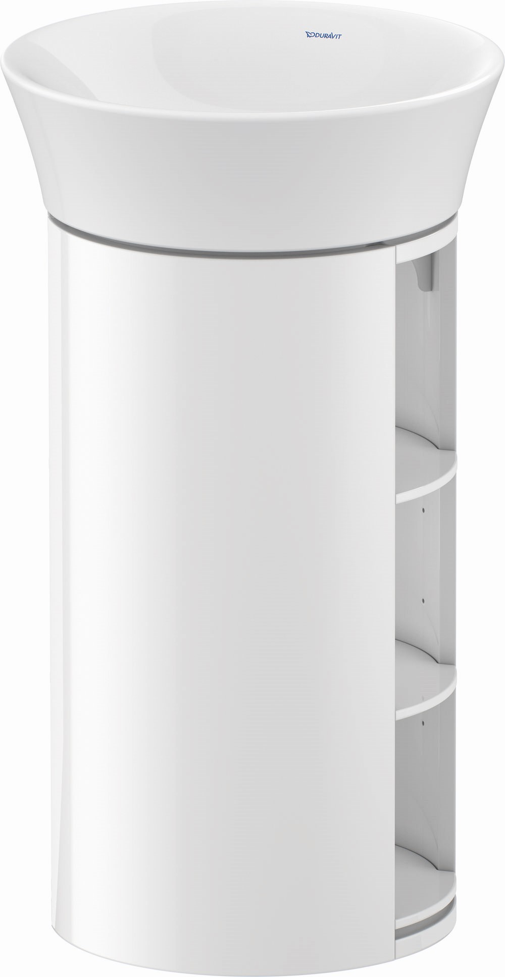 Duravit White Tulip szafka 35 cm podumywalkowa stojąca biały wysoki połysk WT423908585