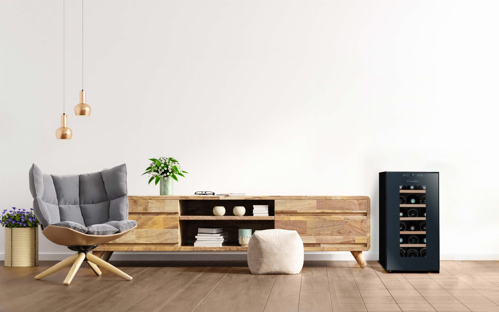 La Sommeliere chłodziarka do wina 18 butelek wolnostojąca LS18CB