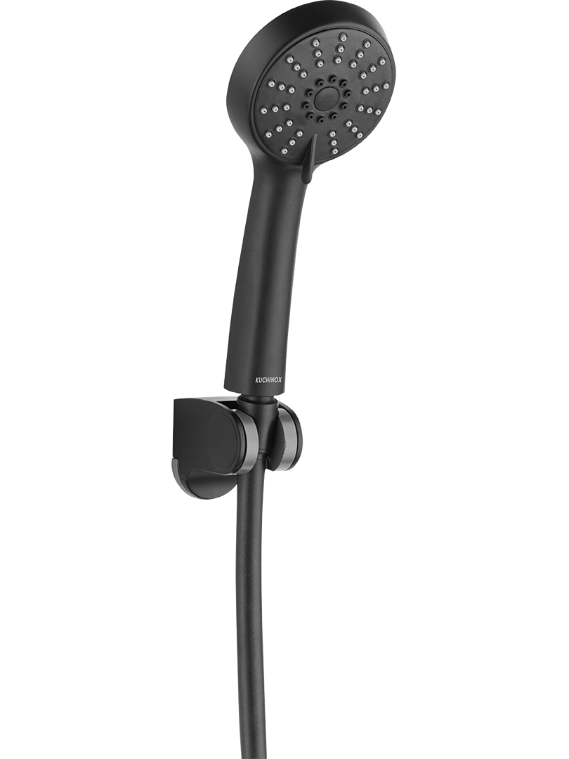 Kuchinox Cento zestaw prysznicowy punktowy czarny NKC70AD