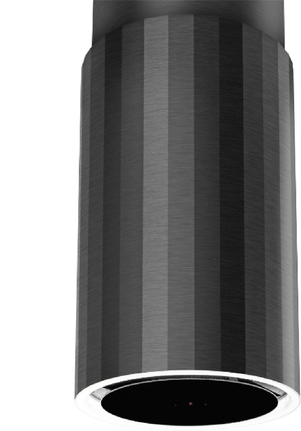 Ciarko Design Roto W okap kuchenny 38 cm wyspowy gunmetal CDW3803GM