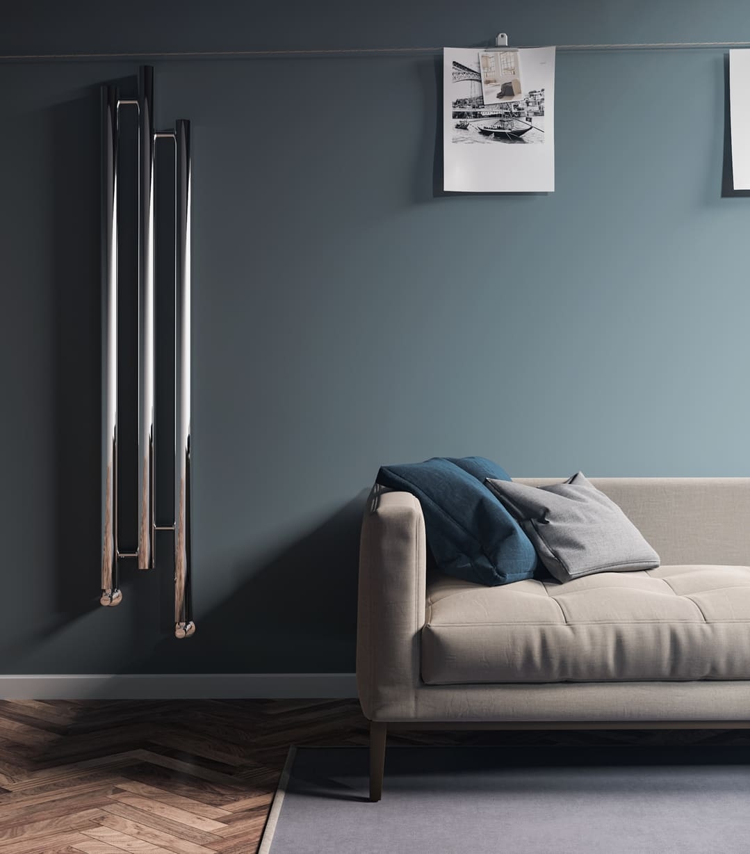 Imers Sizer grzejnik łazienkowy dekoracyjny 136x28 cm chrom G01328013603