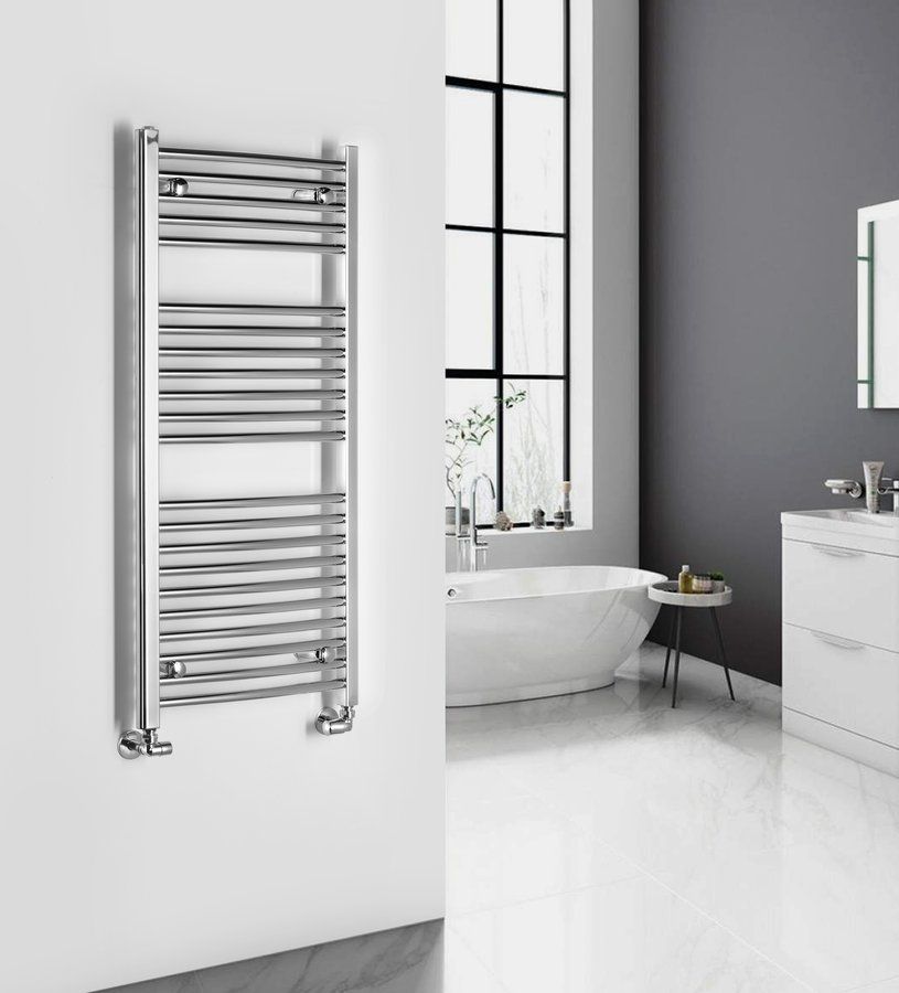 Aqualine Alya grzejnik łazienkowy 111x50 cm chrom LLC201