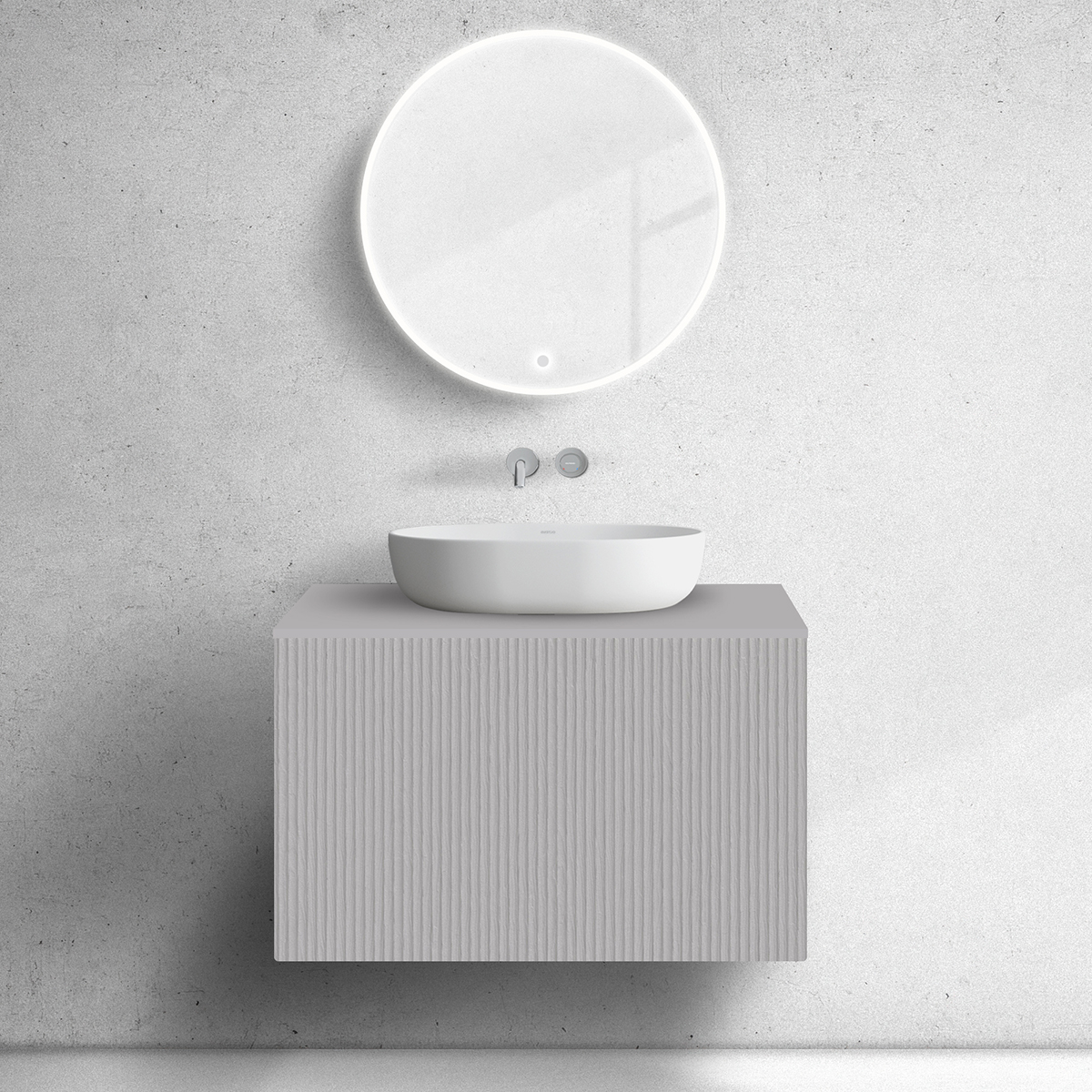 Oltens Lun szafka podumywalkowa 80 cm kaszmir 60028900