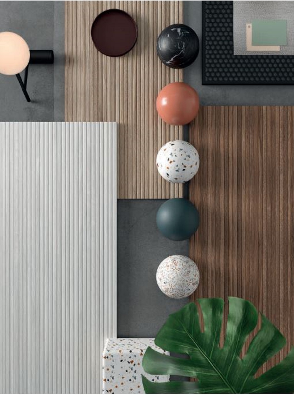 Colorker Linnear płytka ścienna 100x31,6 cm biała-szara