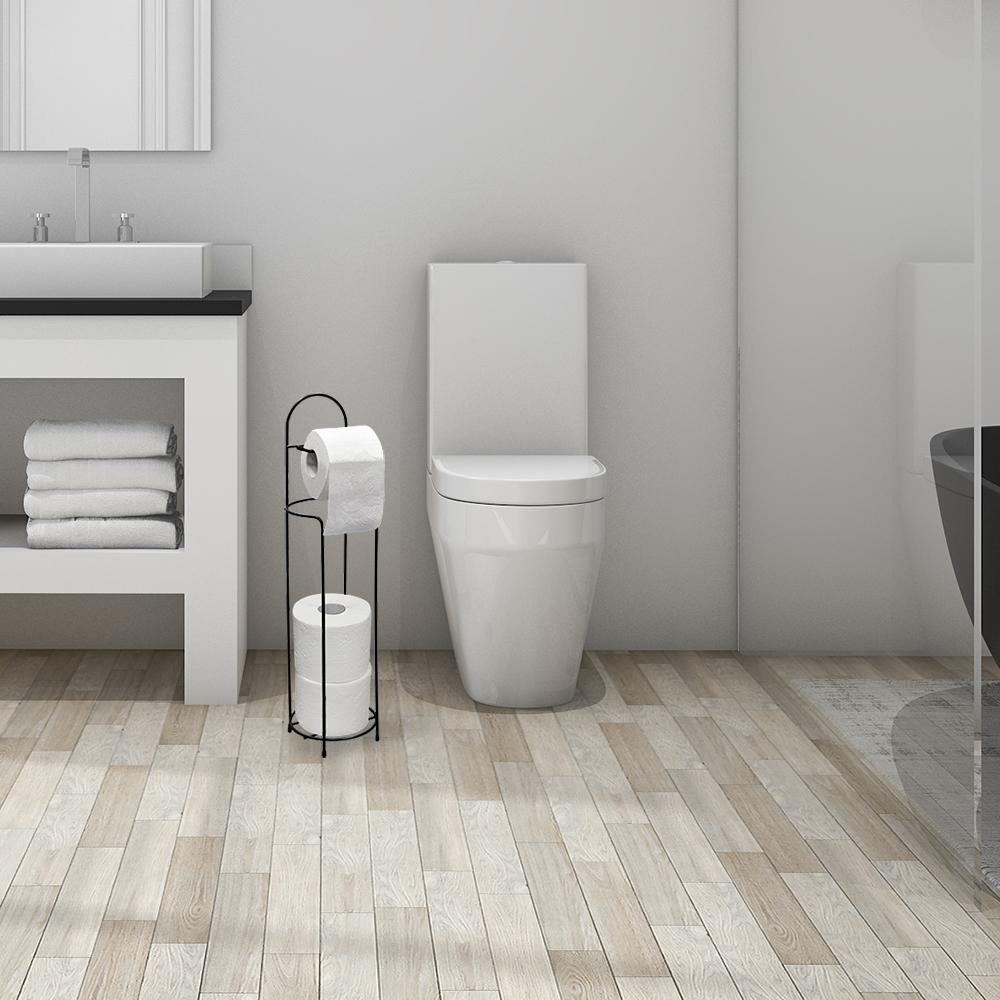 Sepio stojak na papier toaletowy model 105 czarny 10STOLAZ105BL - Wysyłka w 24h