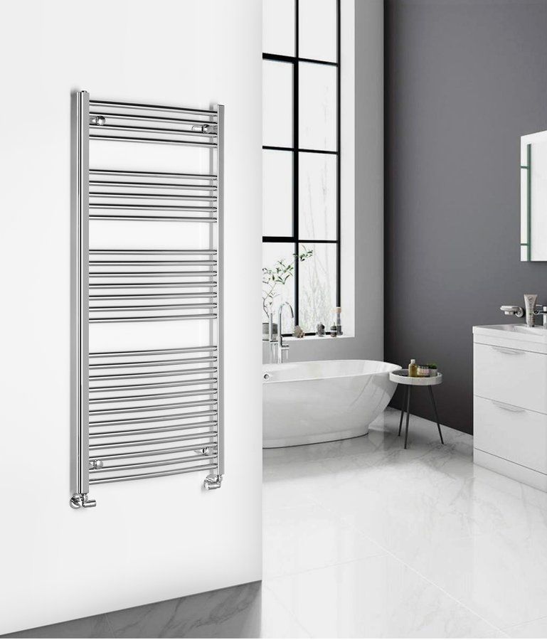Aqualine Alya grzejnik łazienkowy 142x60 cm chrom LLC204