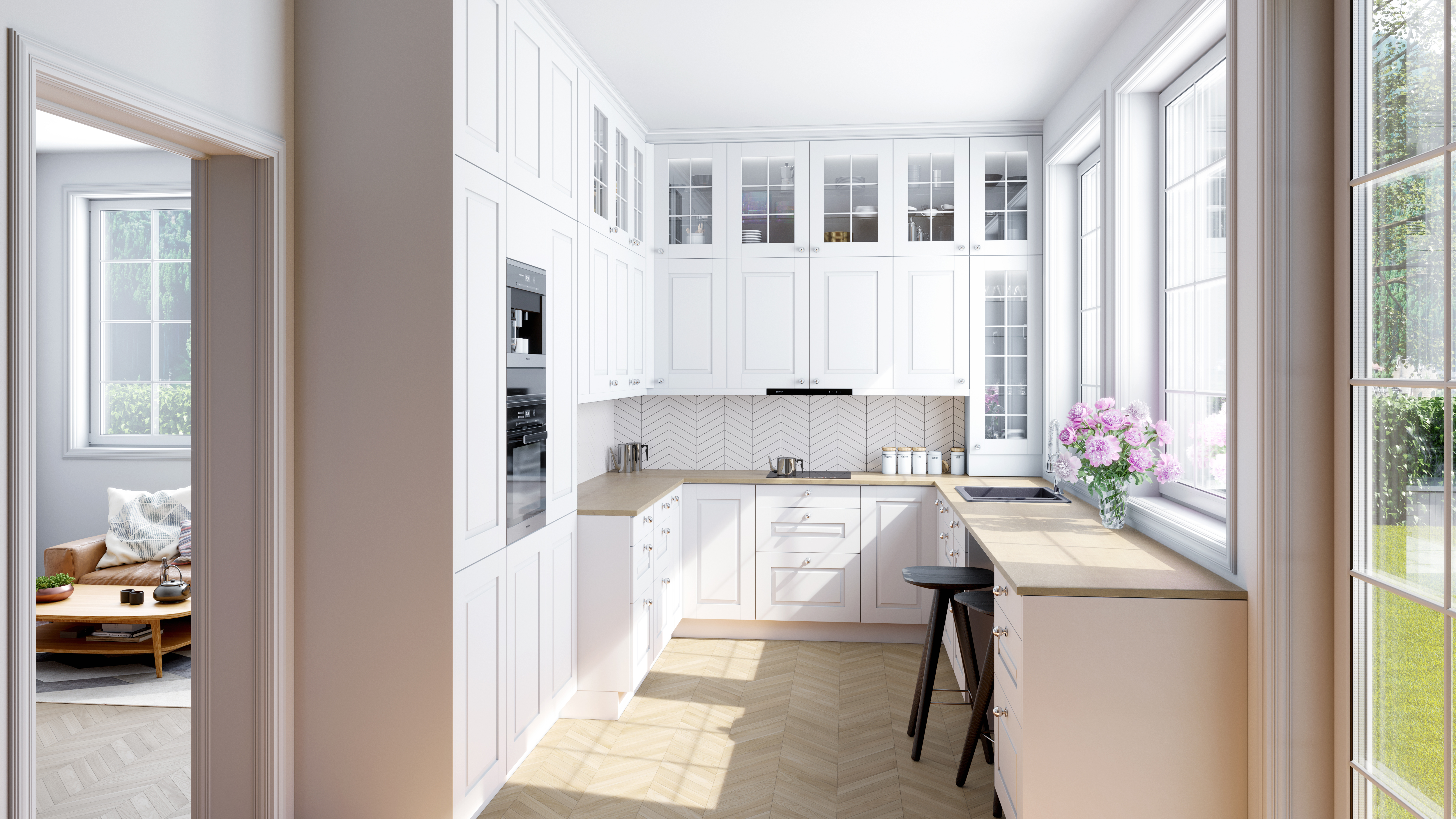 Globalo Design Teslo okap kuchenny 59,6 cm teleskopowy czarny TESLO_60_1_BLACK