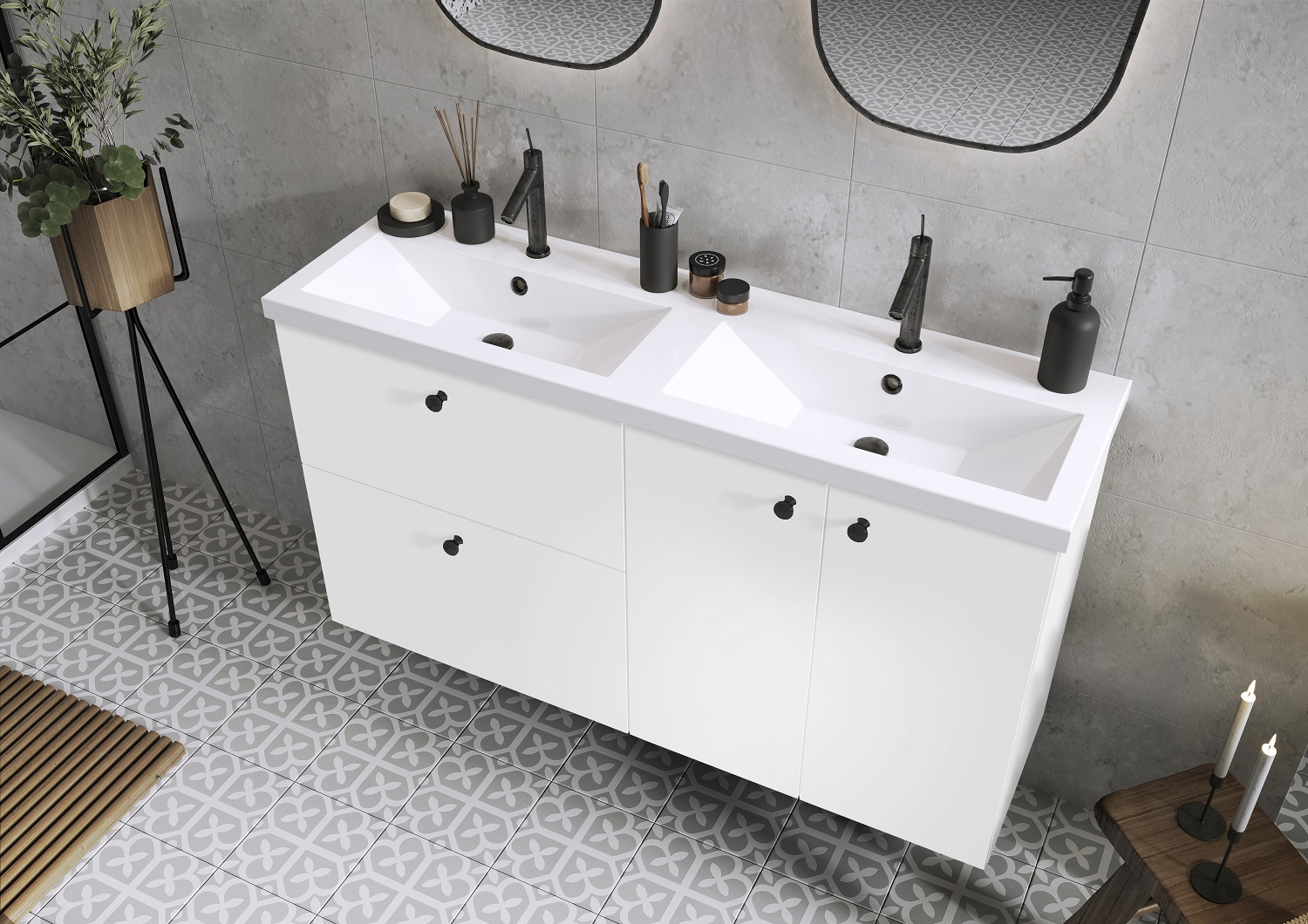 Elita Kido uchwyt szafki gałka czarny mat RE120000110560