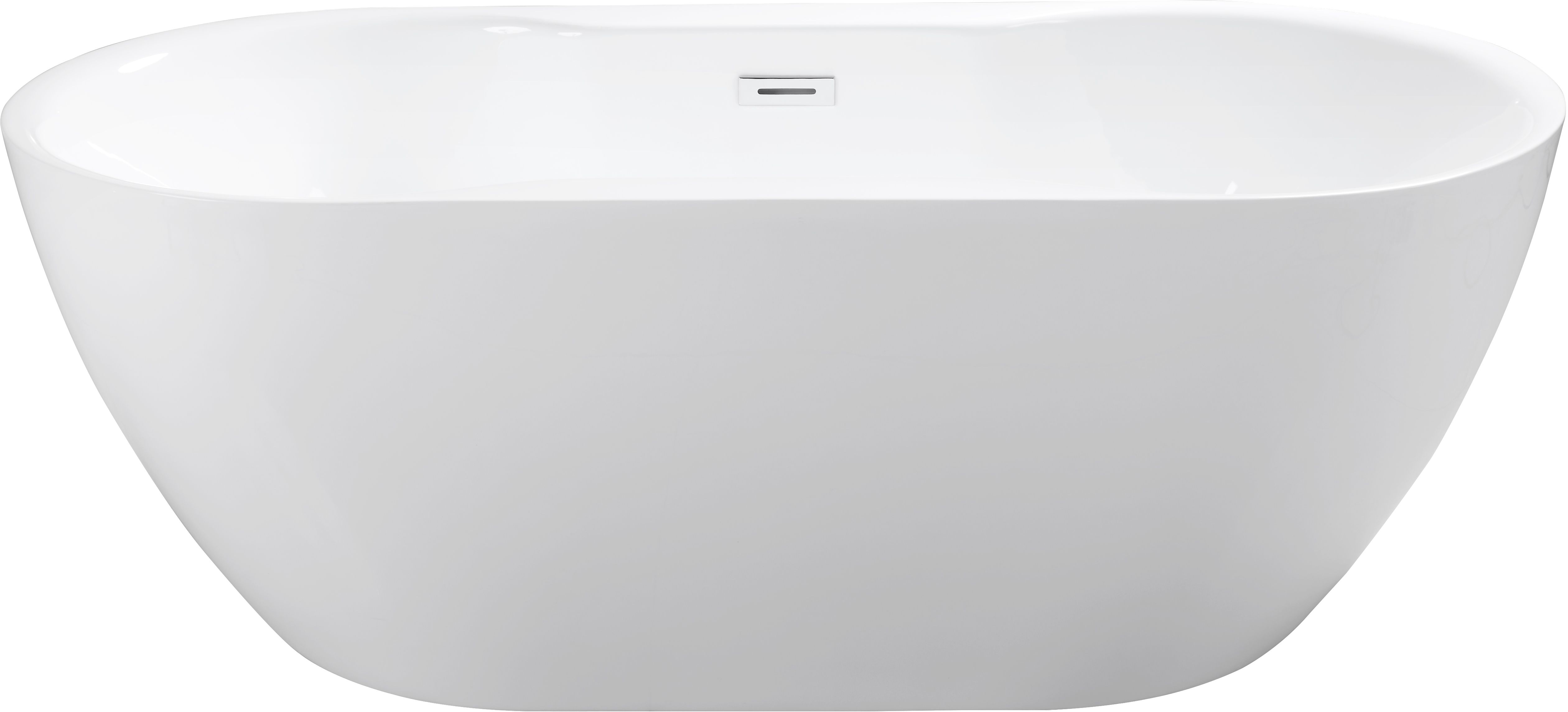 Besco Navia wanna wolnostojąca 150x80 cm owalna biała #WAS-150-NCZ