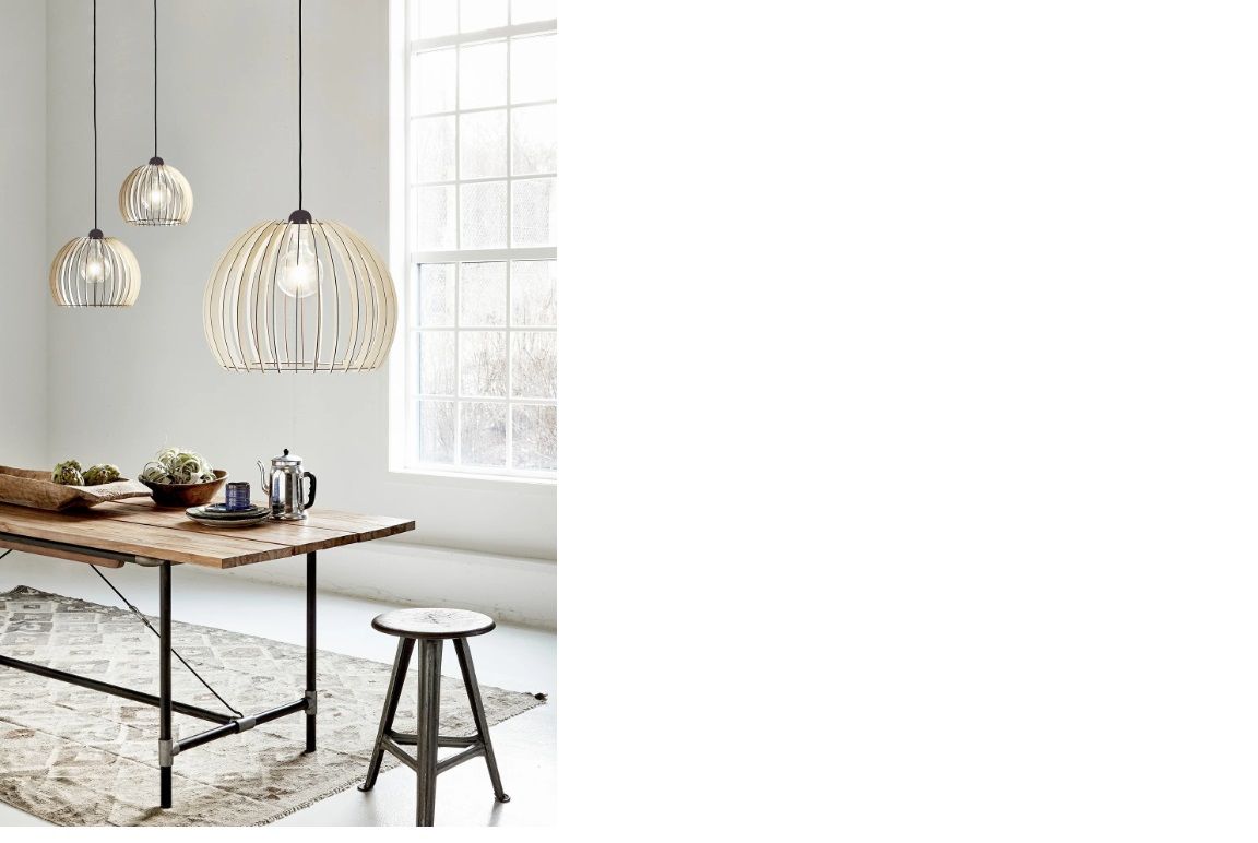 Nordlux Chino lampa wisząca 1x60 W drewno 84843014