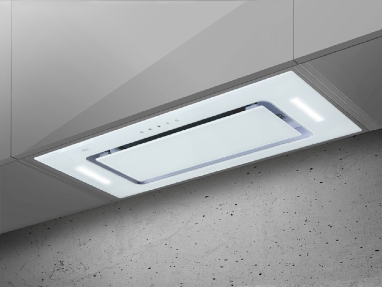 Berg Maestro okap kuchenny 75 cm podszafkowy biały MAEOPPODWH8025