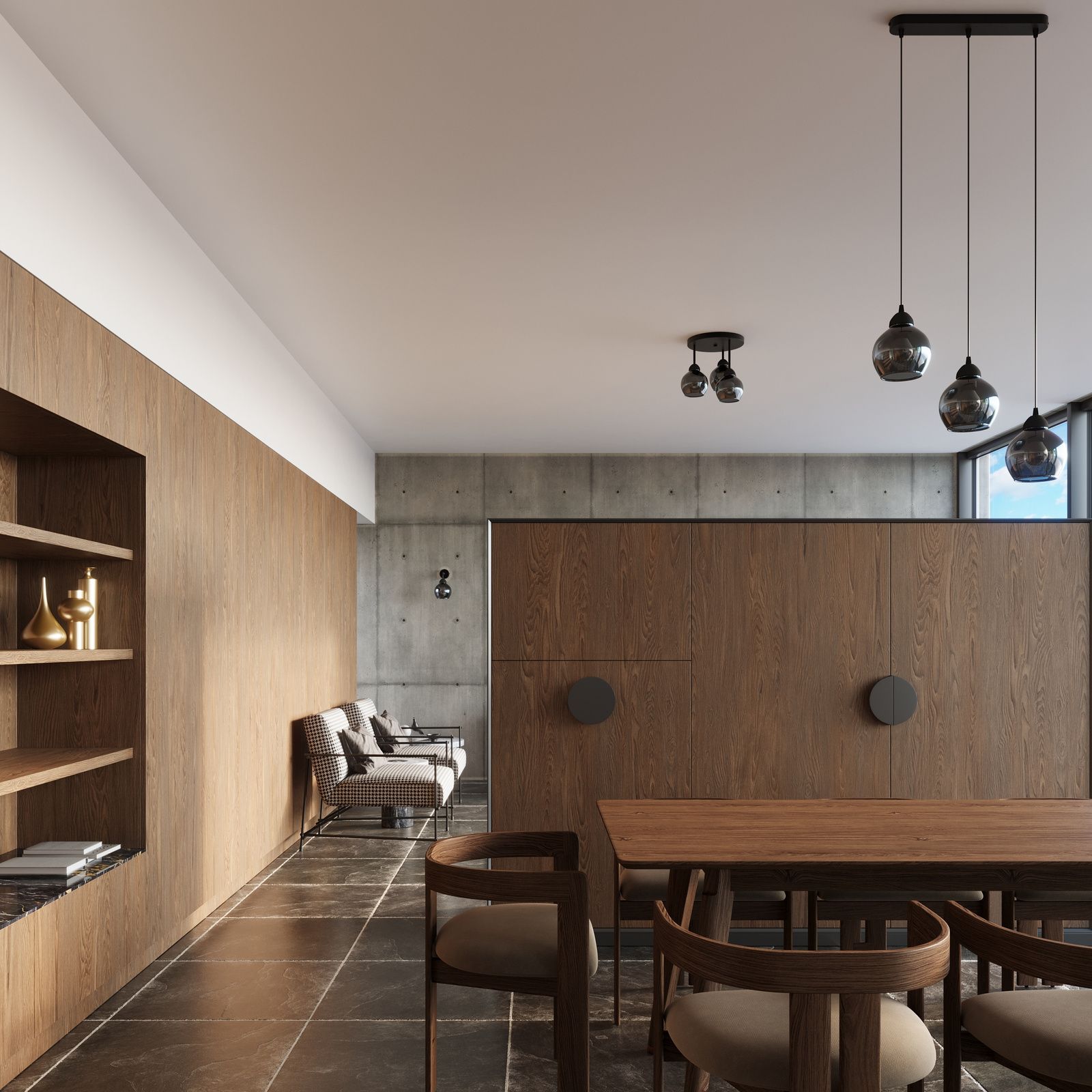 Sollux Lighting Alino lampa wisząca 3x60W czarna SL.1142