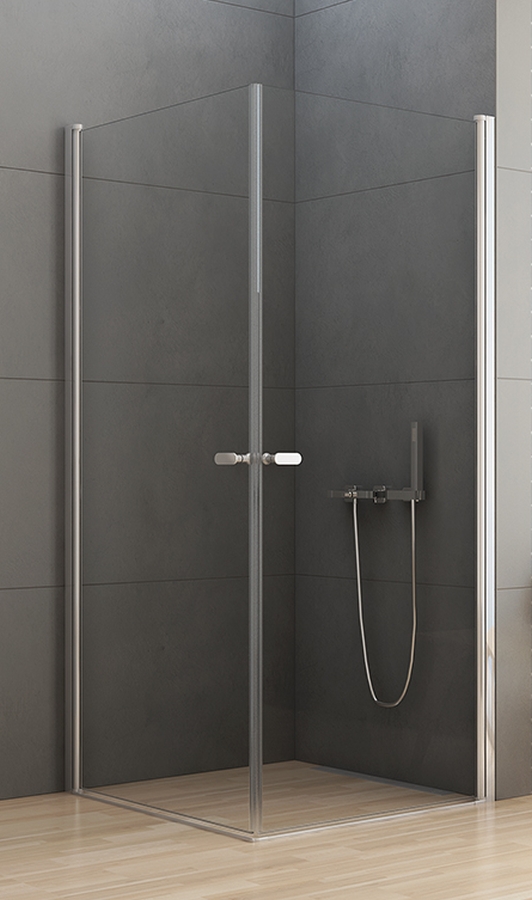 New Trendy New Soleo kabina prysznicowa 100x80 cm prostokątna chrom/szkło przezroczyste D-0140A/D-0142A