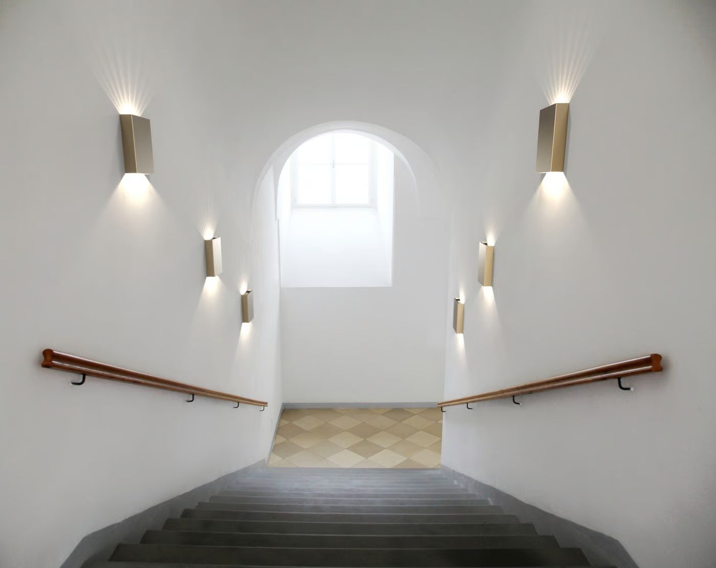 Nordlux Fold kinkiet zewnętrzny 2x5 W mosiądz 2019051035