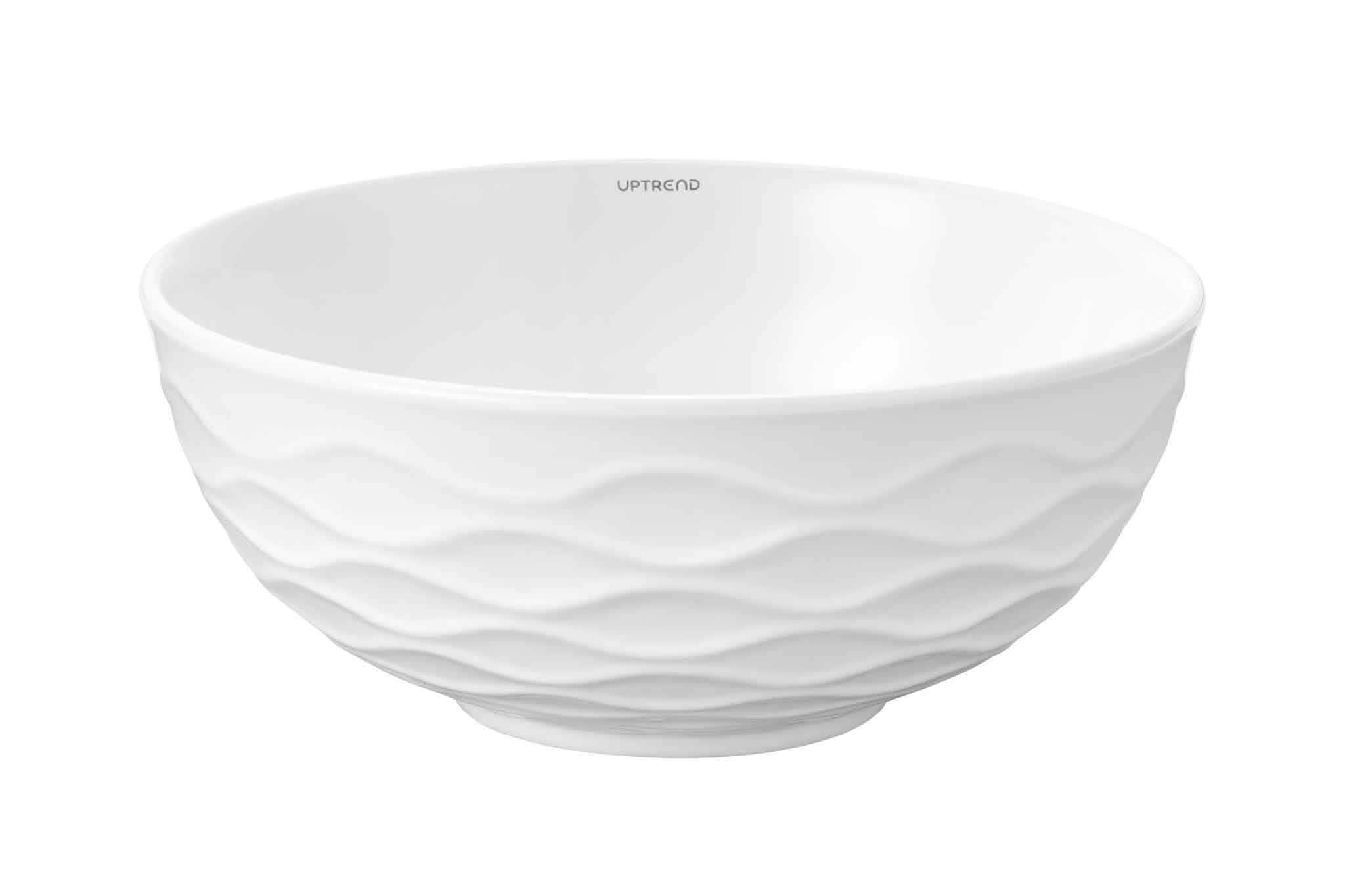 Uptrend Arya umywalka 33x33 cm okrągła biała UP40103