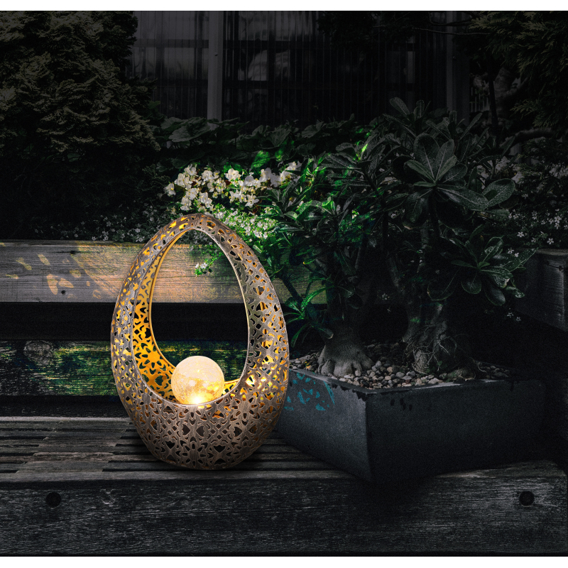 Globo Lighting Solar lampa solarna stojąca 1x0,06 W złoty 36528 - Wysyłka w 24h