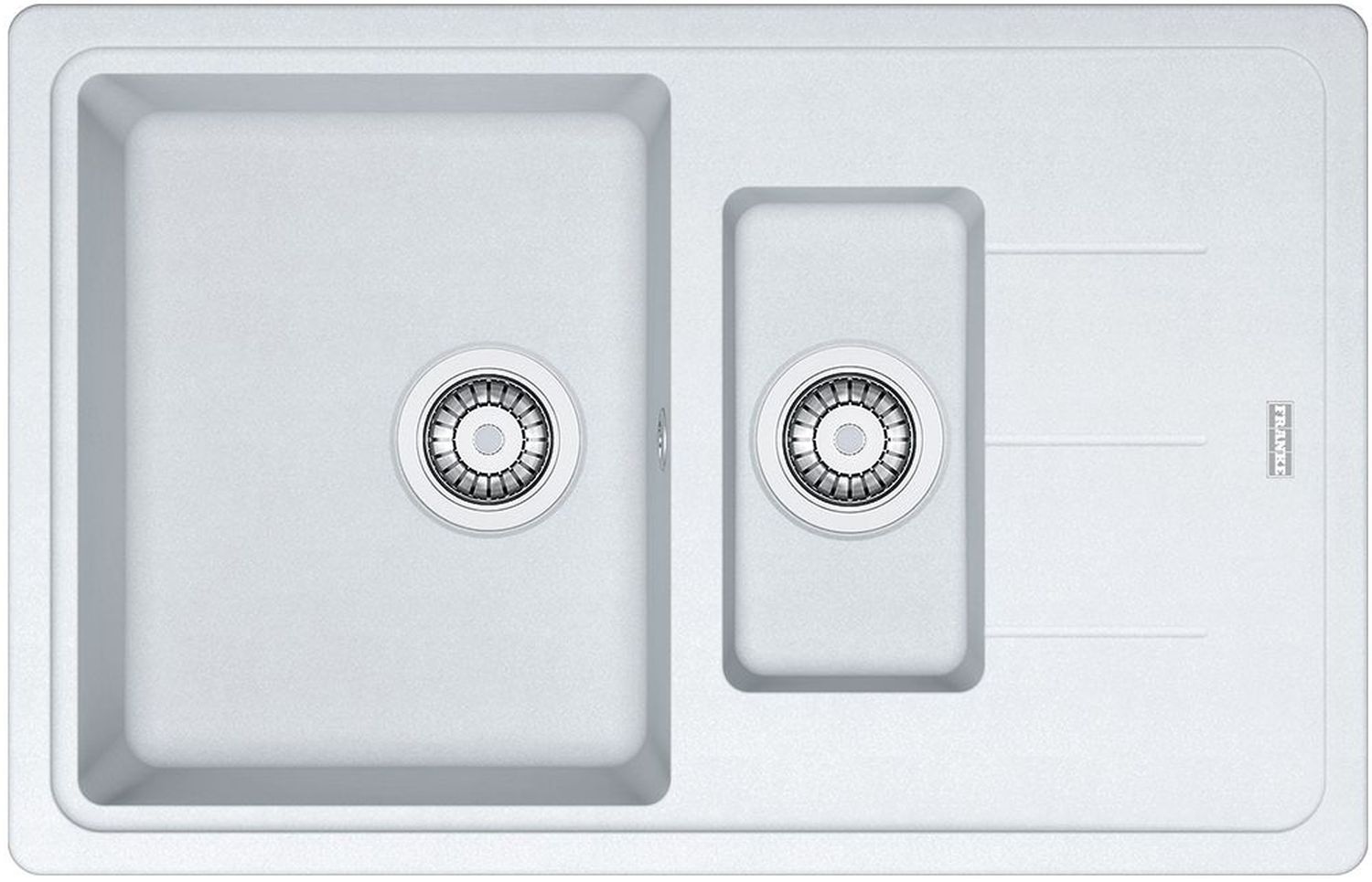 Franke Basis BFG 651-78 zlewozmywak 78x50 cm Fragranite biały polarny 114.0676.283