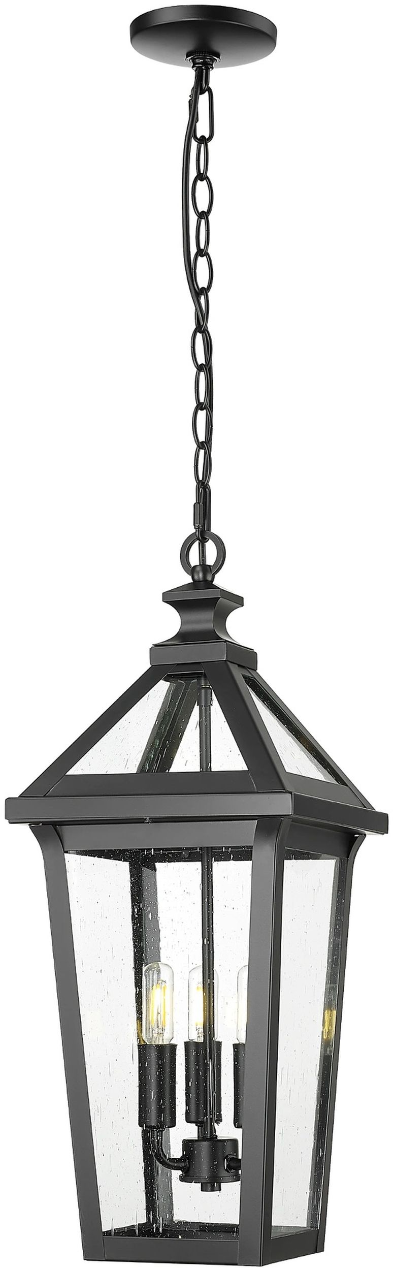 CosmoLight Zurich wisząca zewnętrzna 3x40W czarny mat P03630BK