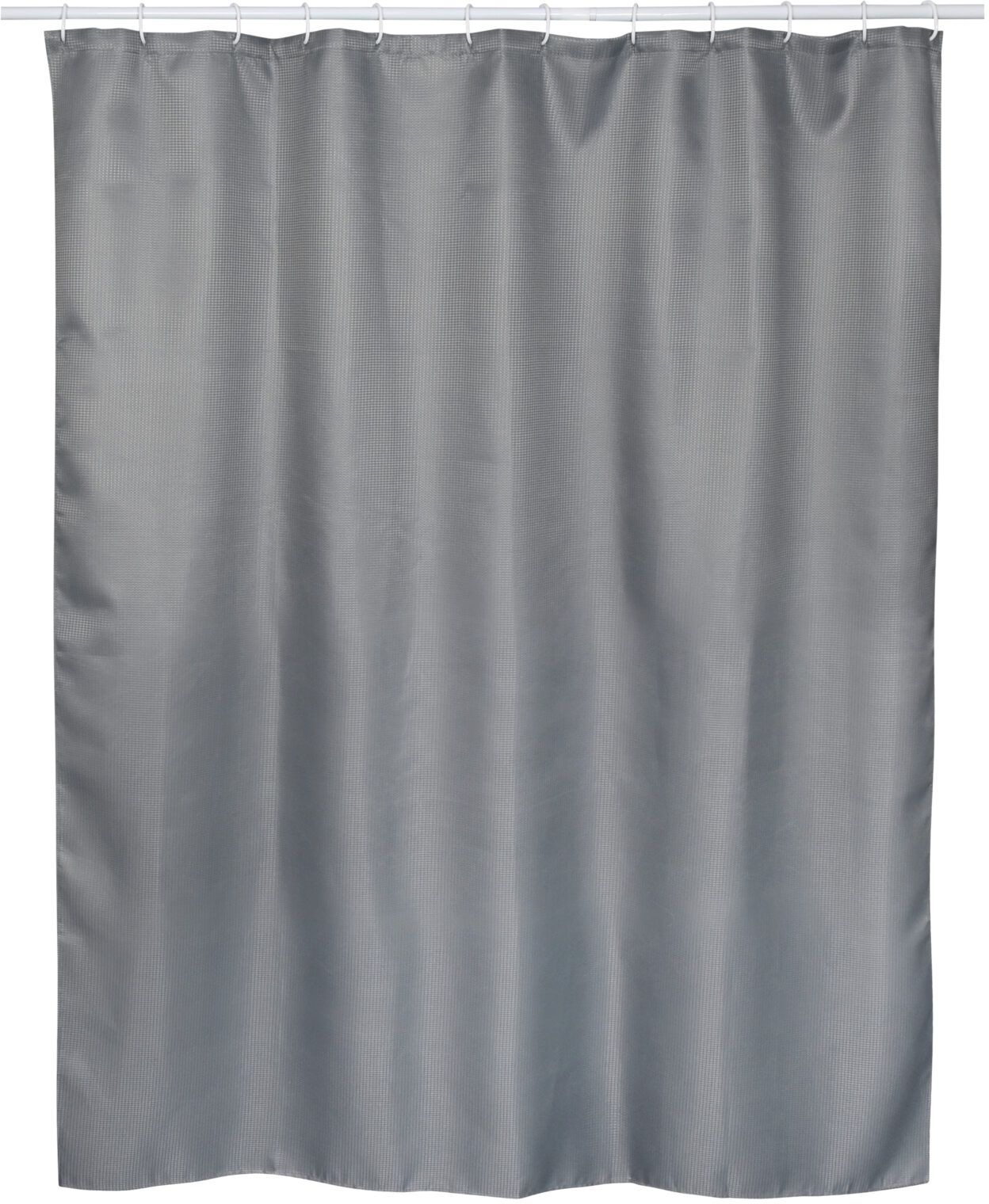 BISK Rist zasłona prysznicowa 200x180 cm szara 08378