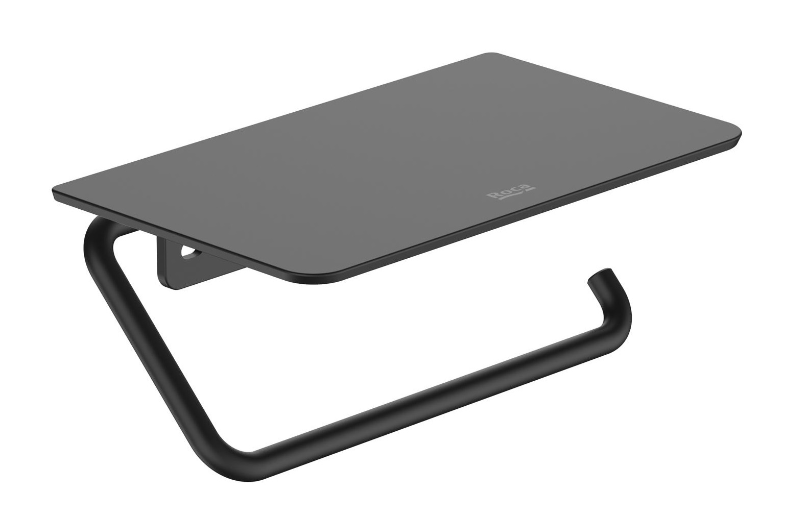 Roca Victoria uchwyt na papier toaletowy czarny A817889NB0