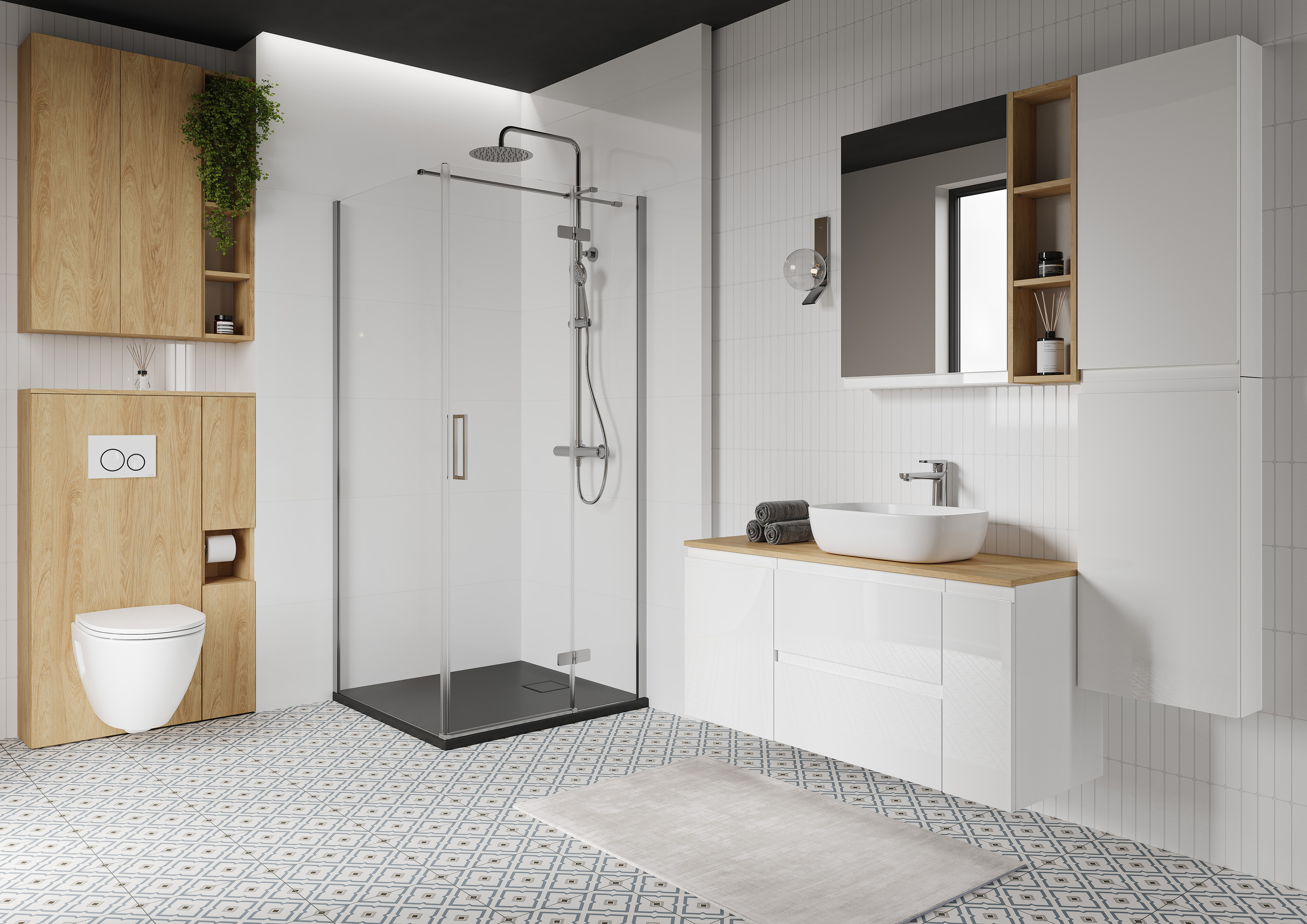 Cersanit Moduo szafka modułowa otwarta dolna do stelaża 20 cm dąb hikora S1026-047 - Wysyłka w 24h