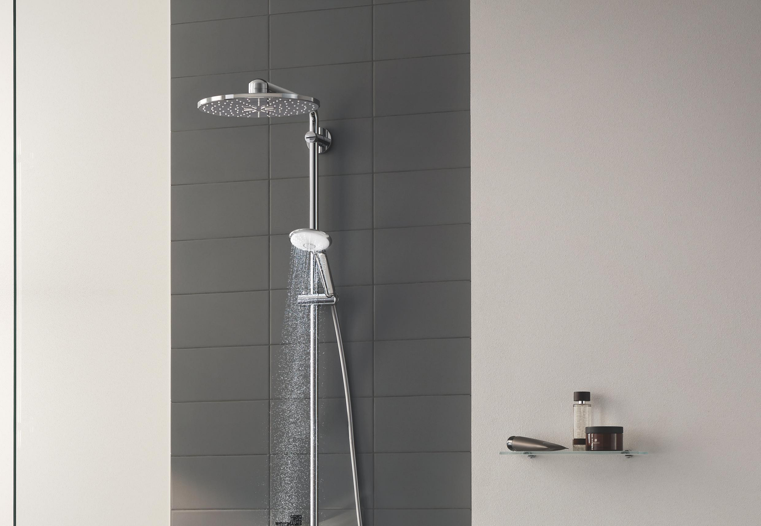 Grohe Euphoria zestaw prysznicowy ścienny termostatyczny z deszczownicą StarLight Chrome 26507000 - Wysyłka w 24h