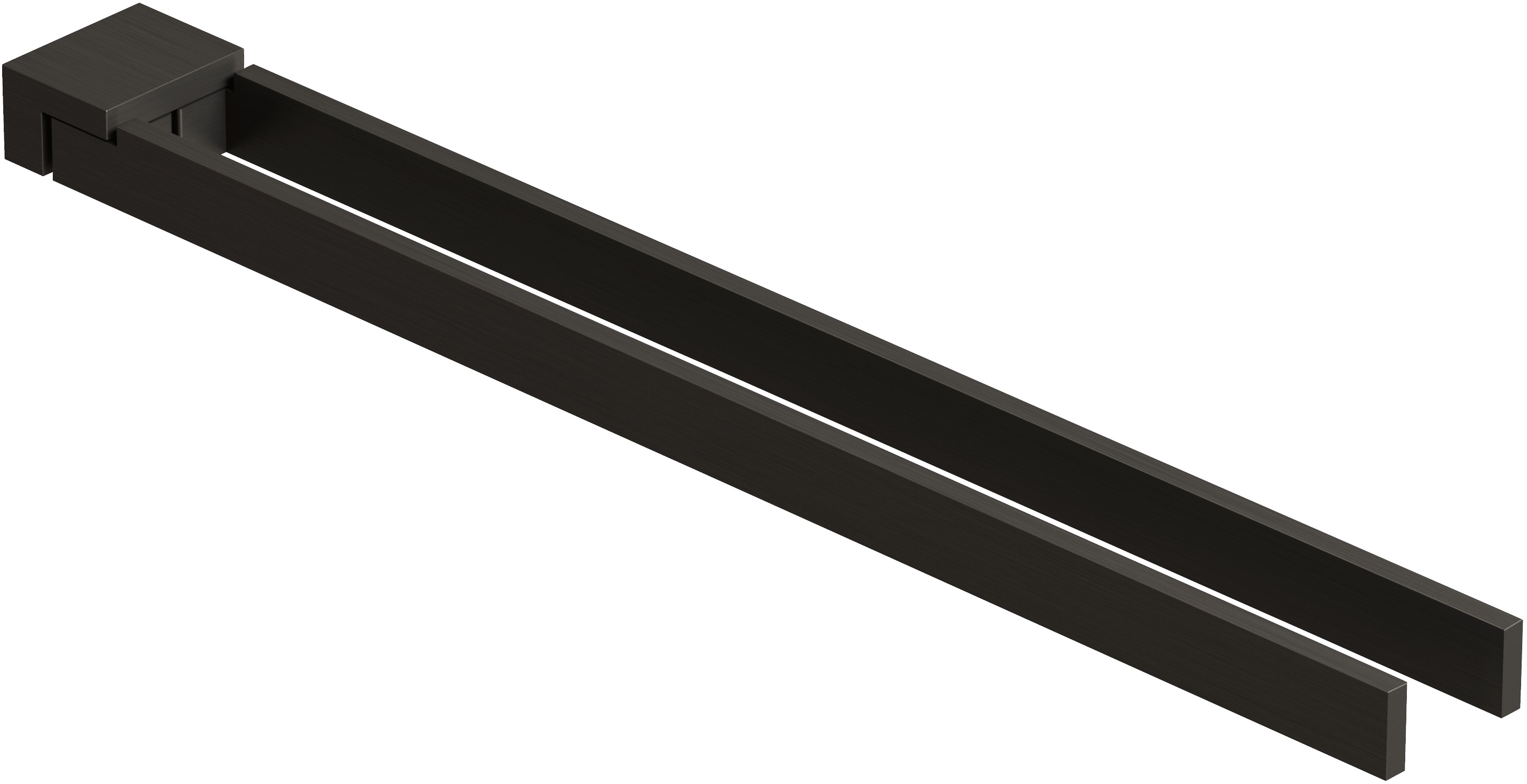 Kludi Vela C wieszak na ręcznik 43 cm czarny szczotkowany 31977N2