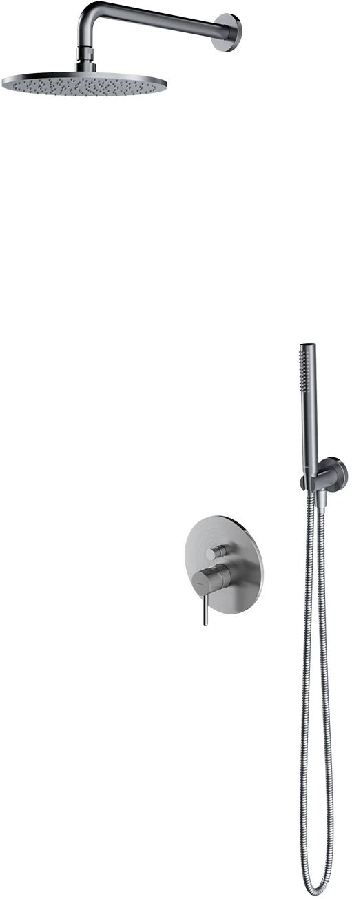 Omnires Y zestaw prysznicowy podtynkowy z deszczownicą nikiel szczotkowany SYSY35NI - Wysyłka w 24h