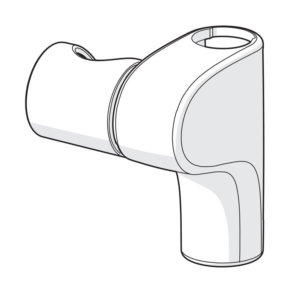 Oras uchwyt prysznicowy przesuwny chrom 600536V